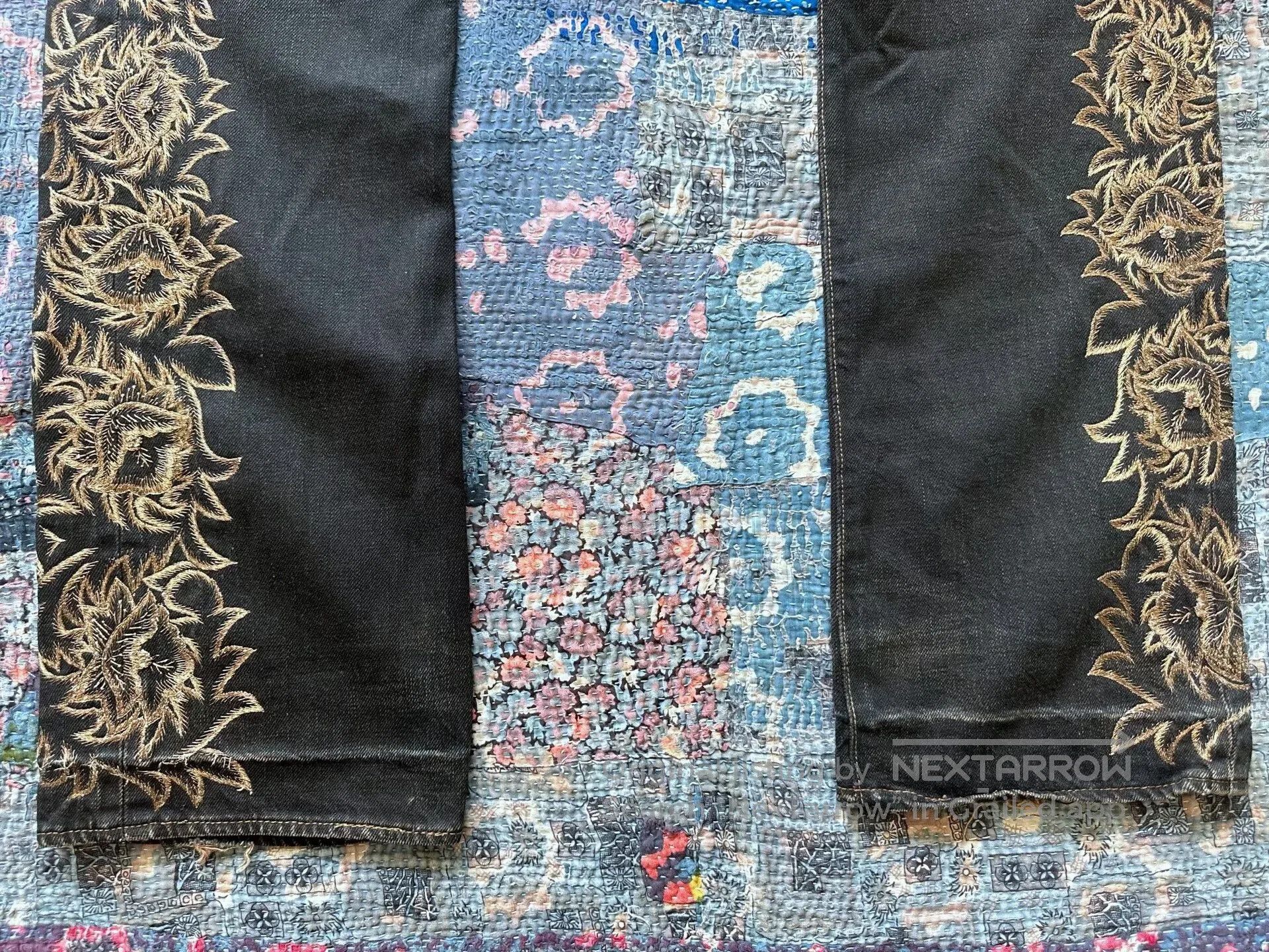 RRL Ralph Lauren rrl vintage embroidered denim pants. Size US 34 / EU 50 - 5 Thumbnail