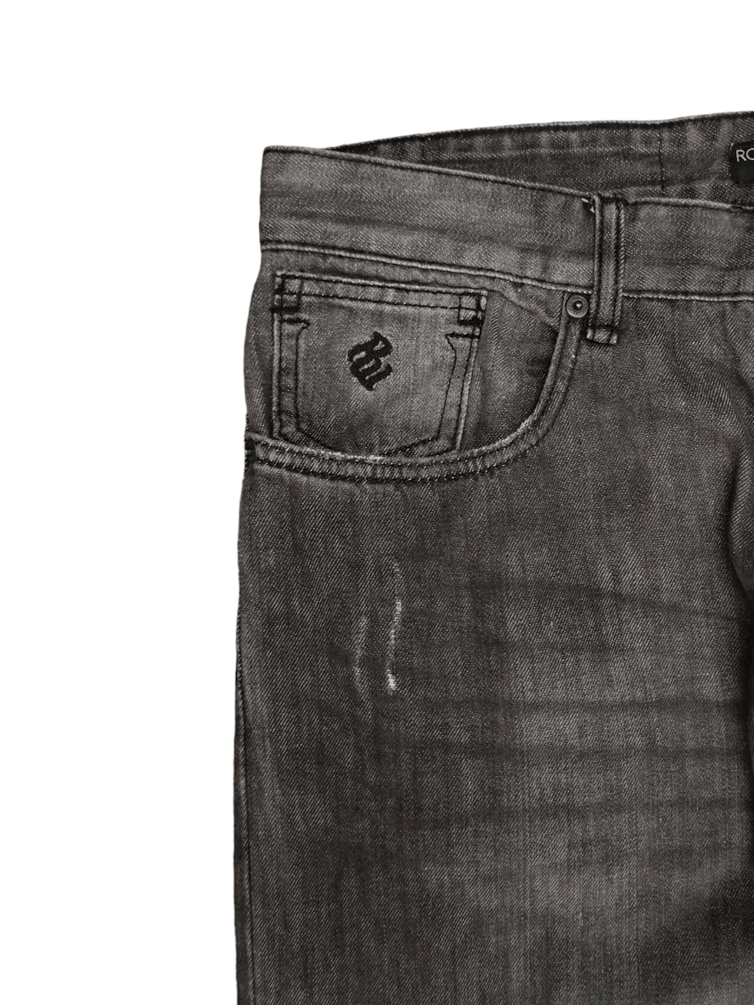 Rocawear Baggy Jeans Rocawear Distress Denim Wide Leg Classic Fit Y2k Size US 36 / EU 52 - 4 Thumbnail