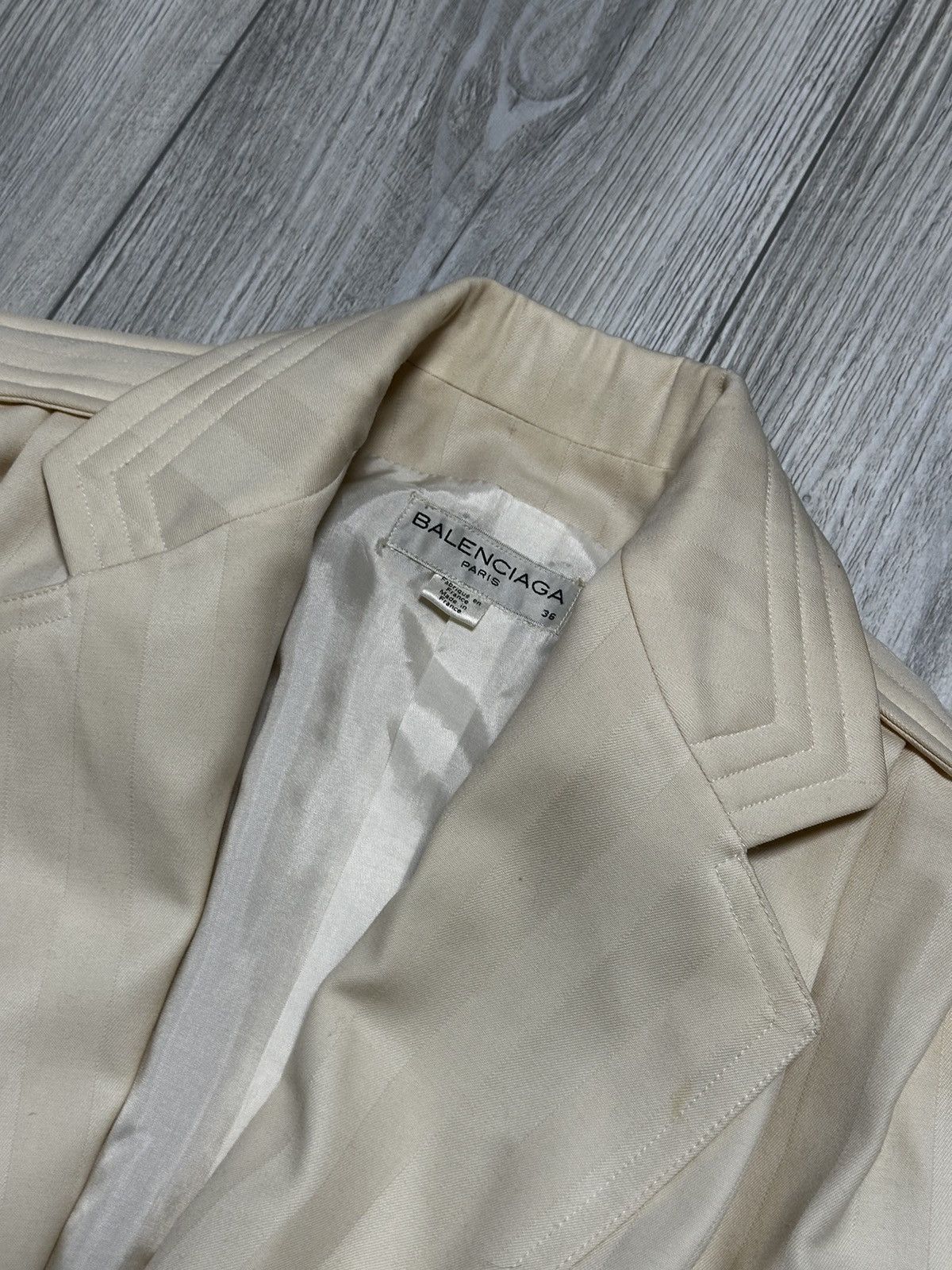 Balenciaga 80’s Vintage Balenciaga Trench Coat Rare Size XS / US 0-2 / IT 36-38 - 3 Thumbnail