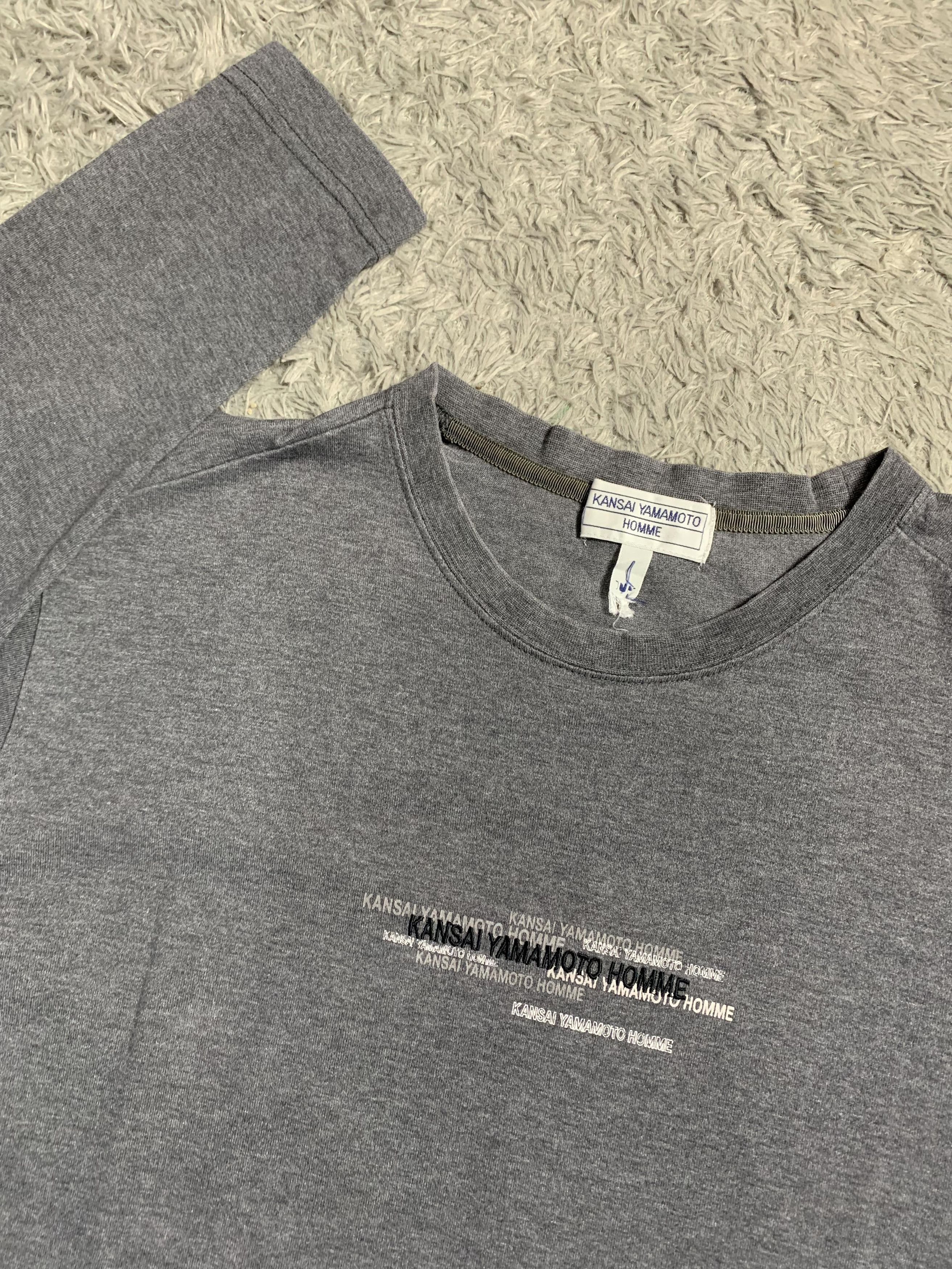 Kansai Yamamoto 80s Kansai Yamamoto Homme Vintage LS Shirt Size US L / EU 52-54 / 3 - 1 Thumbnail
