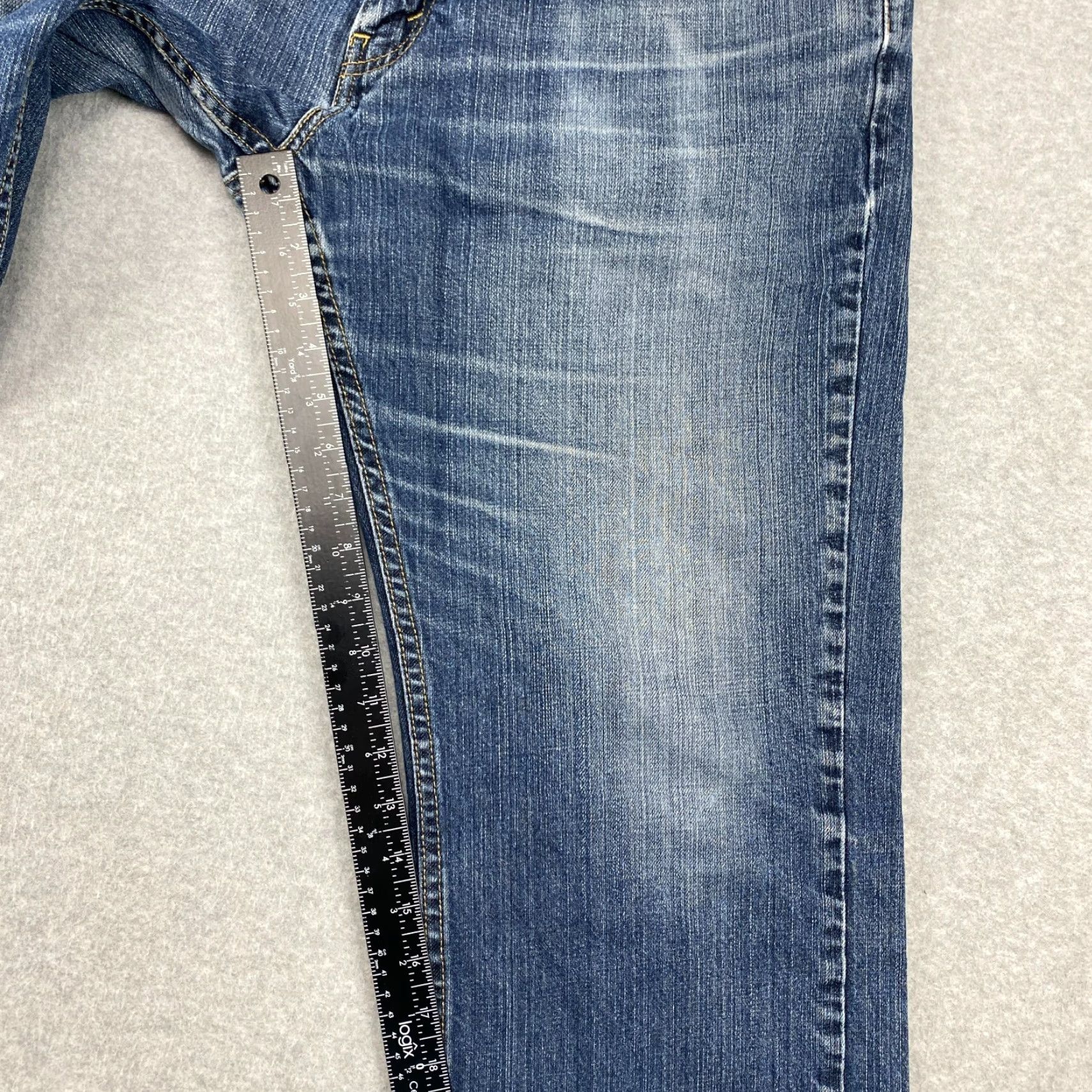 Levi's Levi's 559 Jeans Mens 38 x 30 Blue Relaxed Straight Distressed Denim Pants Jeans Size US 38 / EU 54 - 6 Thumbnail