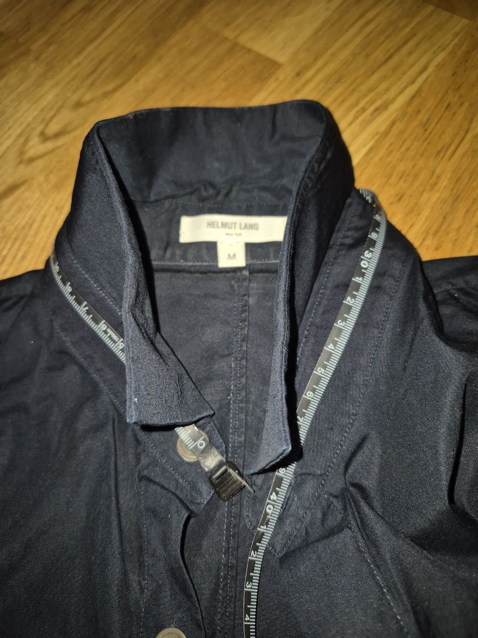 Helmut Lang Helmut Lang Navy Blue button up shirt Size M Size US S / EU 44-46 / 1 - 11 Thumbnail