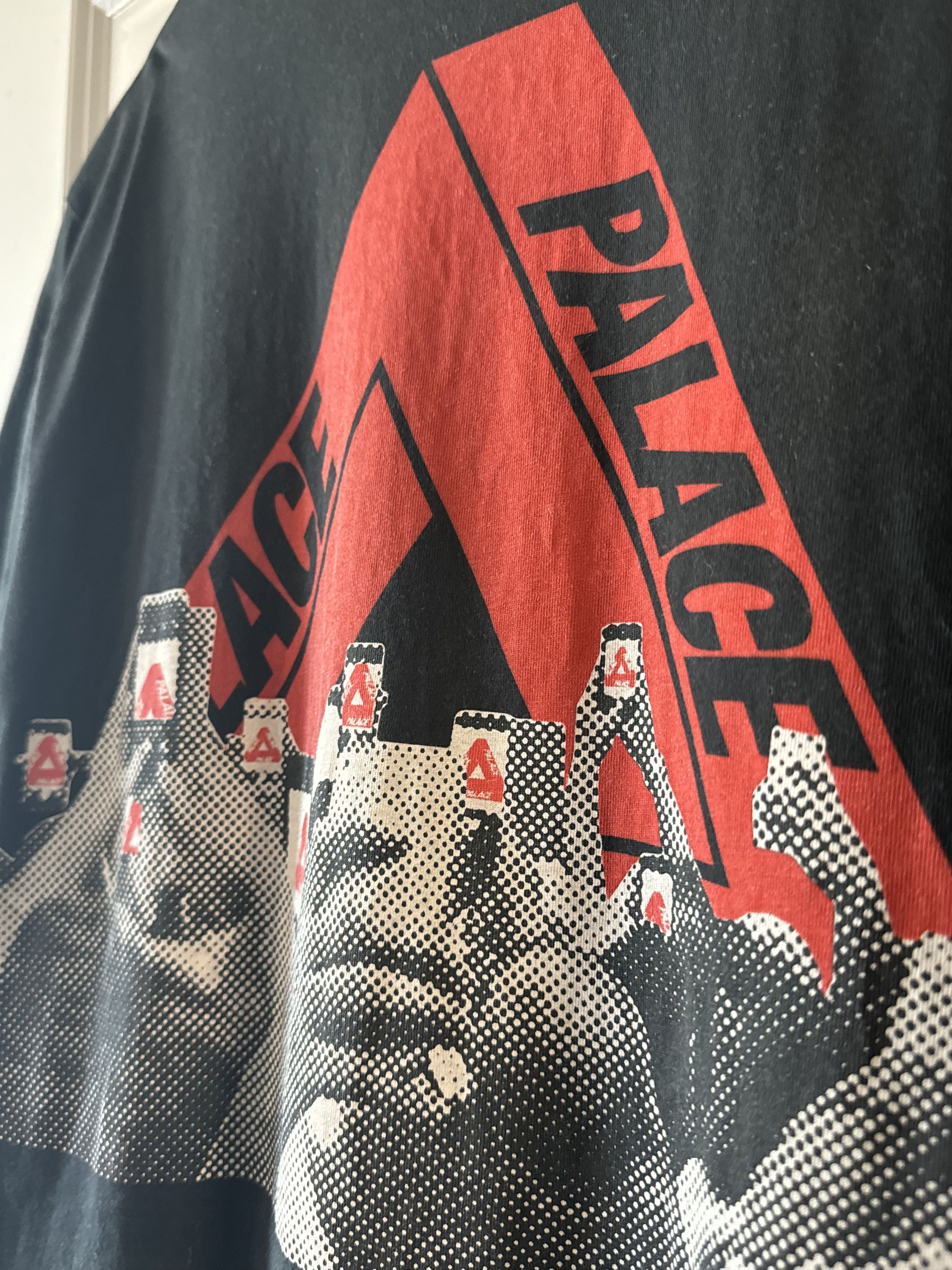 Palace Palace tri-ferg black phone tee Size US M / EU 48-50 / 2 - 2 Thumbnail
