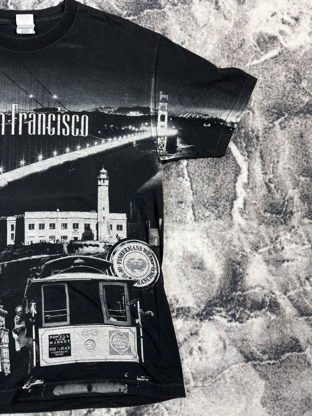 Vintage San Francisco All Over Print Graphic T-Shirt Vintage Size US L / EU 52-54 / 3 - 3 Thumbnail