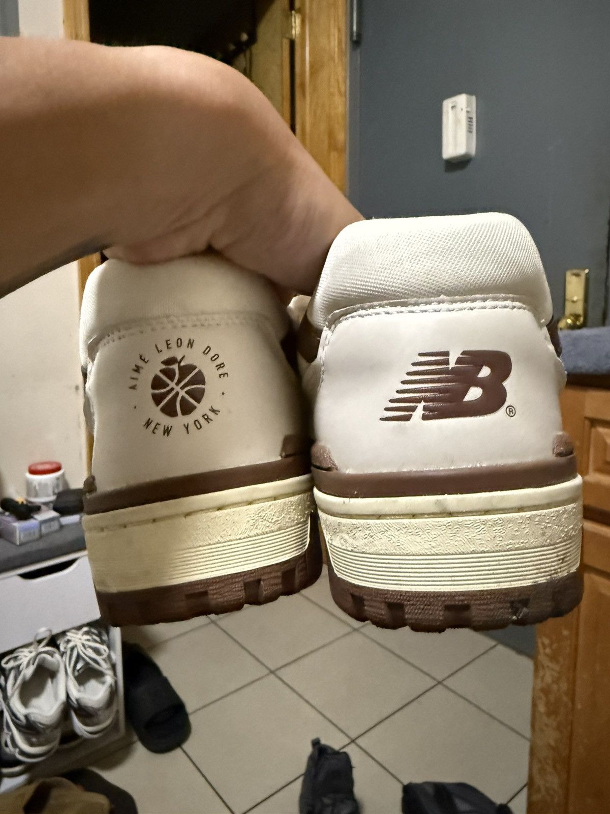 Aime Leon Dore × New Balance Aime Leon Dore x New Balance 550 - Brown Size US 9.5 / EU 42-43 - 2 Thumbnail