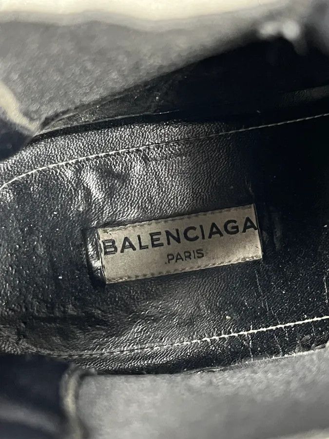 Balenciaga 2000s Balenciaga Black Leather Low Boots Size US 9 / IT 39 - 9 Thumbnail