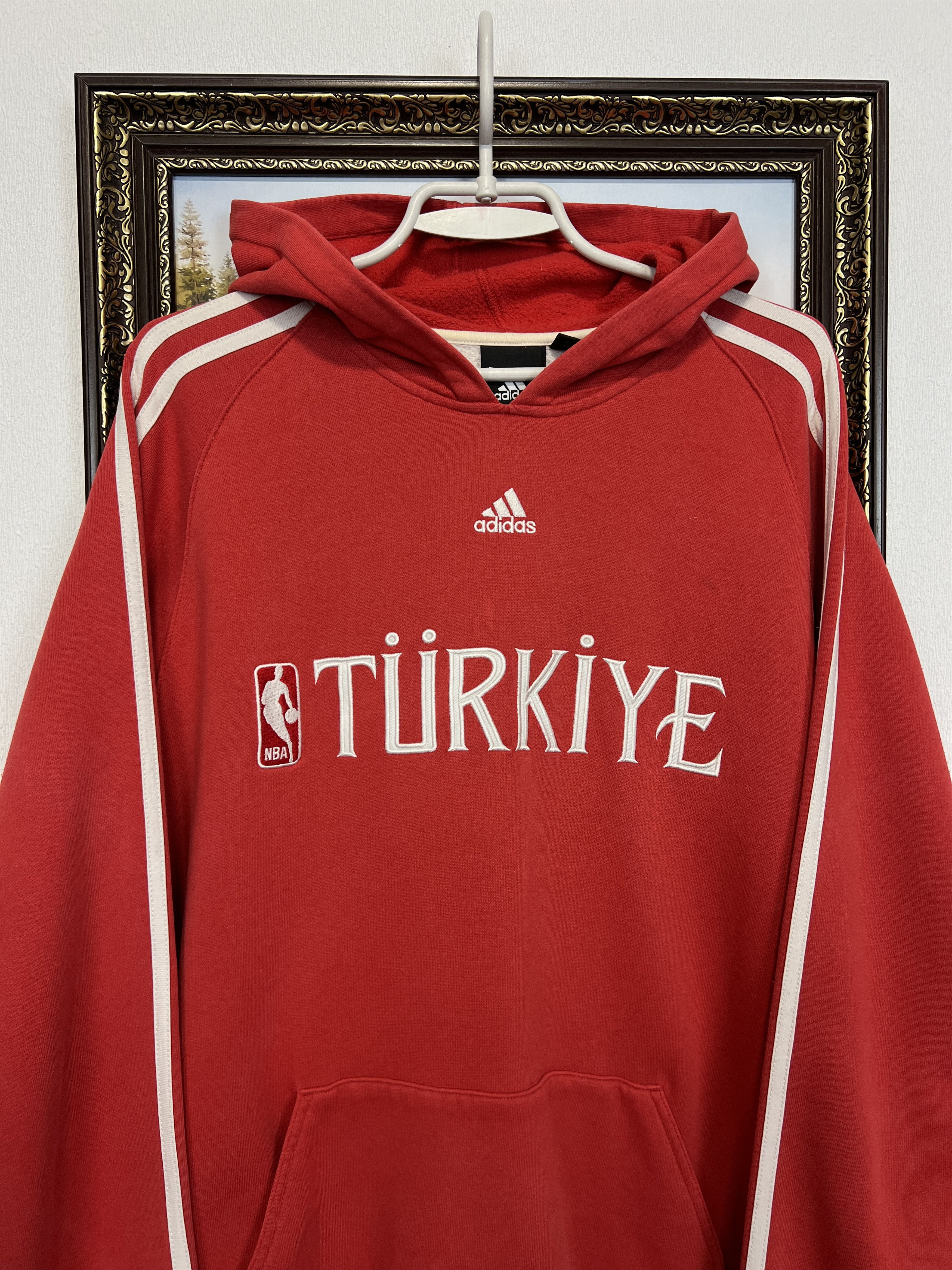 Adidas Vintage Adidas Turkey Basketball Team Hoodie Jacket National Size US M / EU 48-50 / 2 - 2 Thumbnail