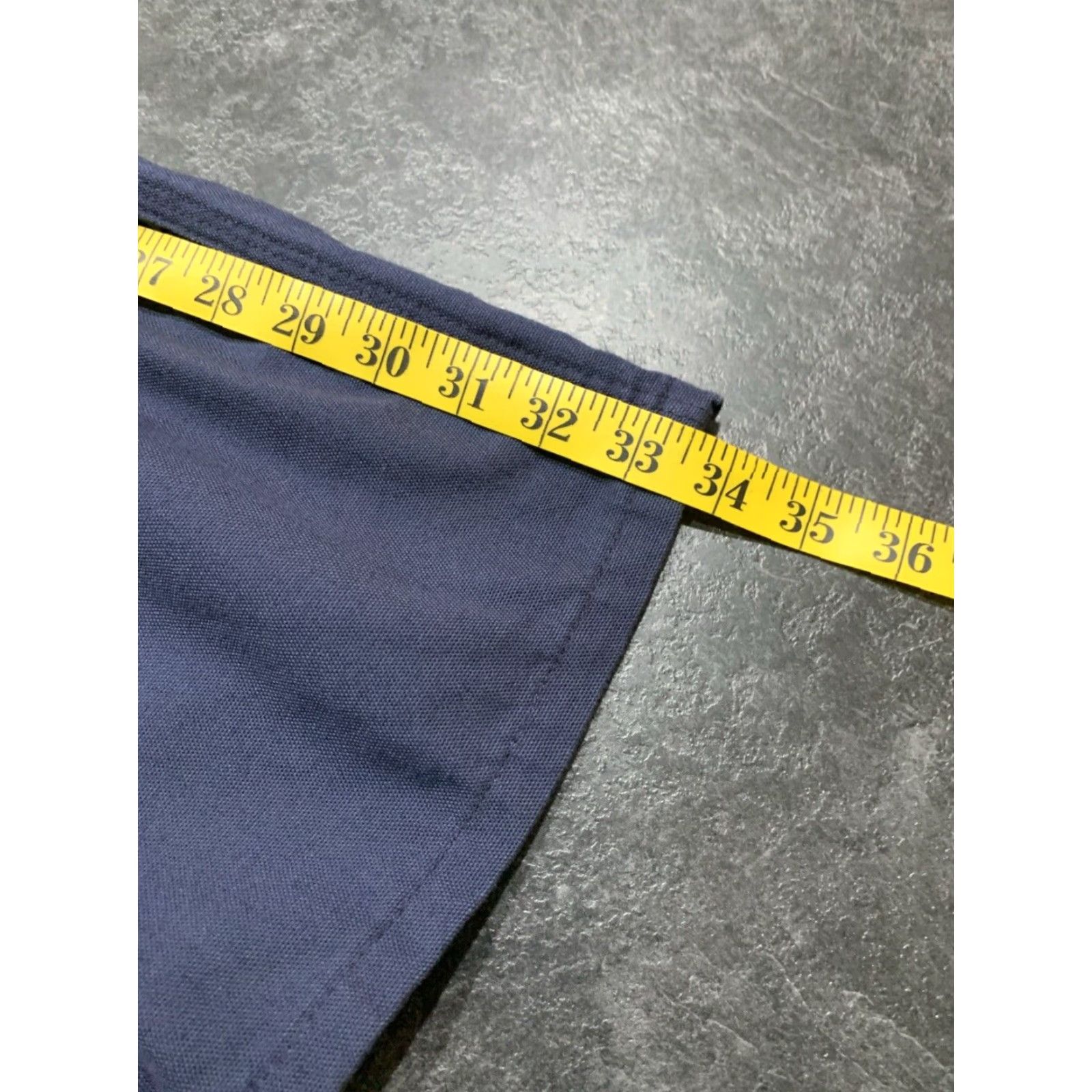 Carhartt Carhartt Work Pants Dungaree Fit Men's 42x34 Navy Blue Cotton Blend Size US 42 / EU 58 - 6 Thumbnail
