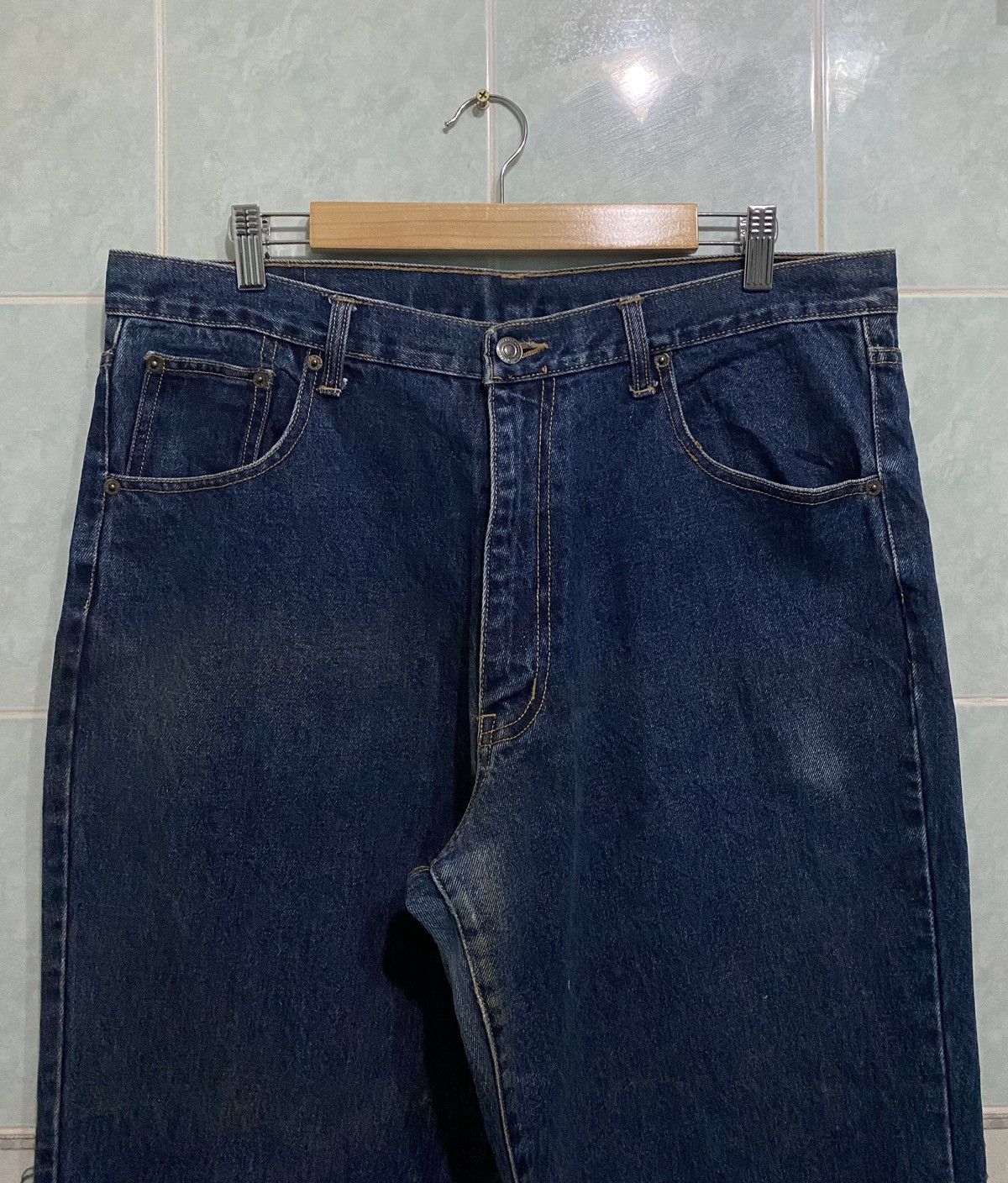 Japanese Brand Machope Blue Denim Baggy Jeans 36x33 Size US 36 / EU 52 - 3 Thumbnail