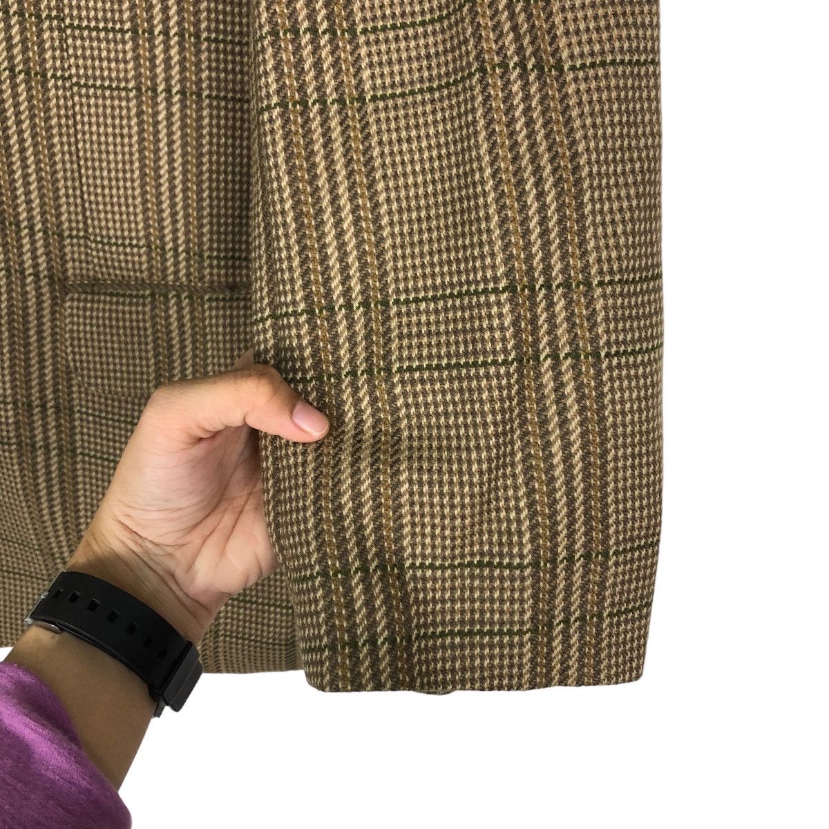 Lancel 🔥Vintage Casual Coats Double Breasts Lancel Paris Tartan Size US M / EU 48-50 / 2 - 15 Thumbnail