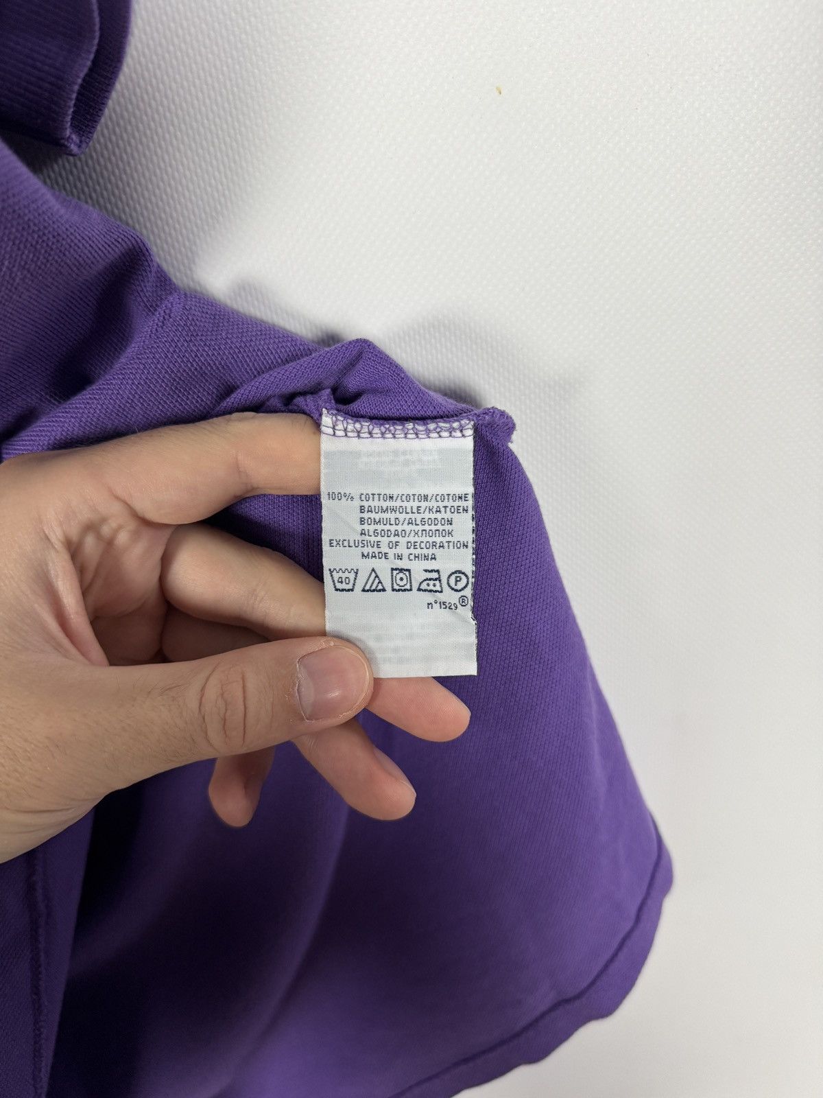 Polo Ralph Lauren Polo Ralph Lauren Vintage Polo Shirt Purple Big Pony Size L Size US L / EU 52-54 / 3 - 9 Thumbnail