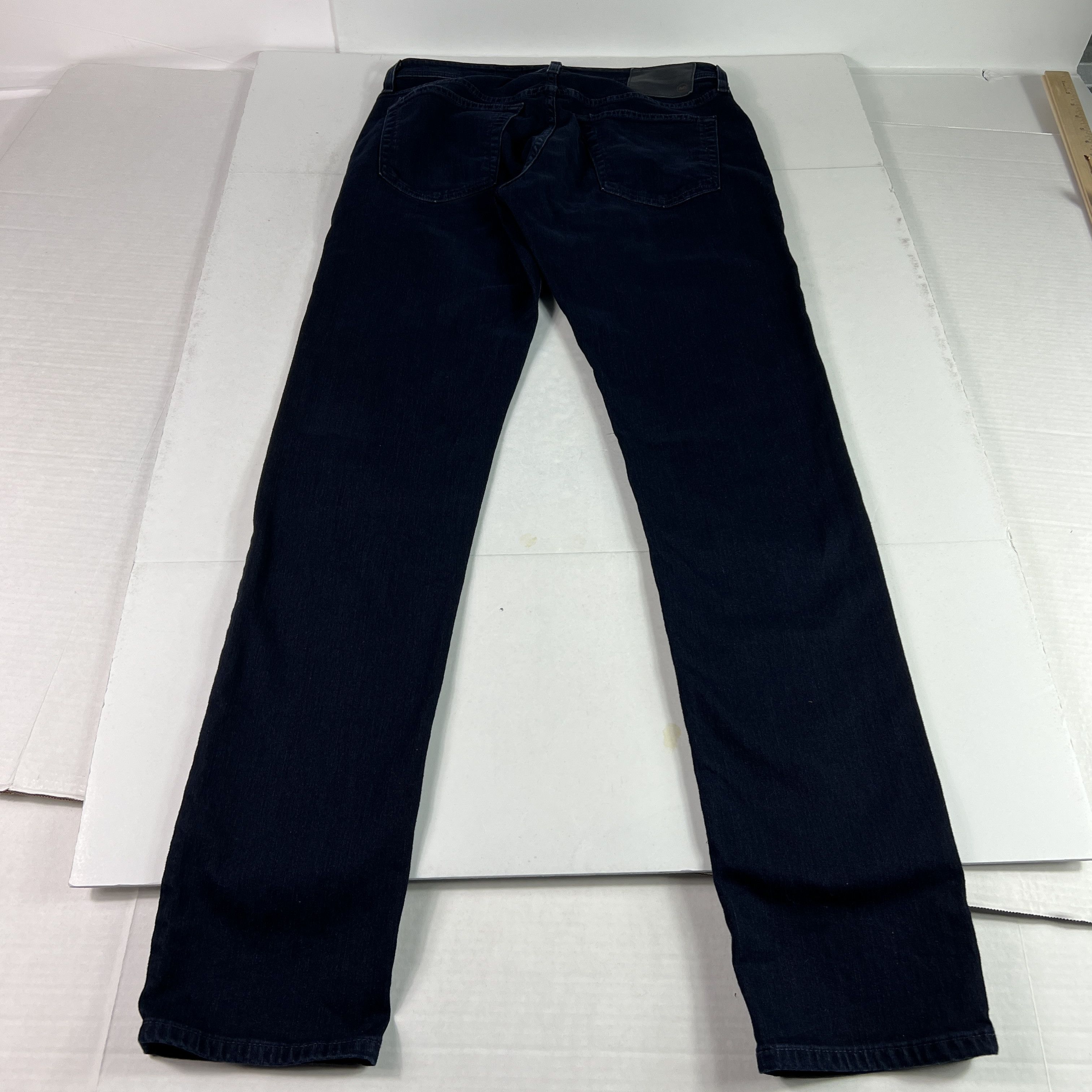 AG Adriano Goldschmied AG Adriano Goldschmied Jeans Tellis Slim Dark Blue Denim Size US 31 - 10 Thumbnail