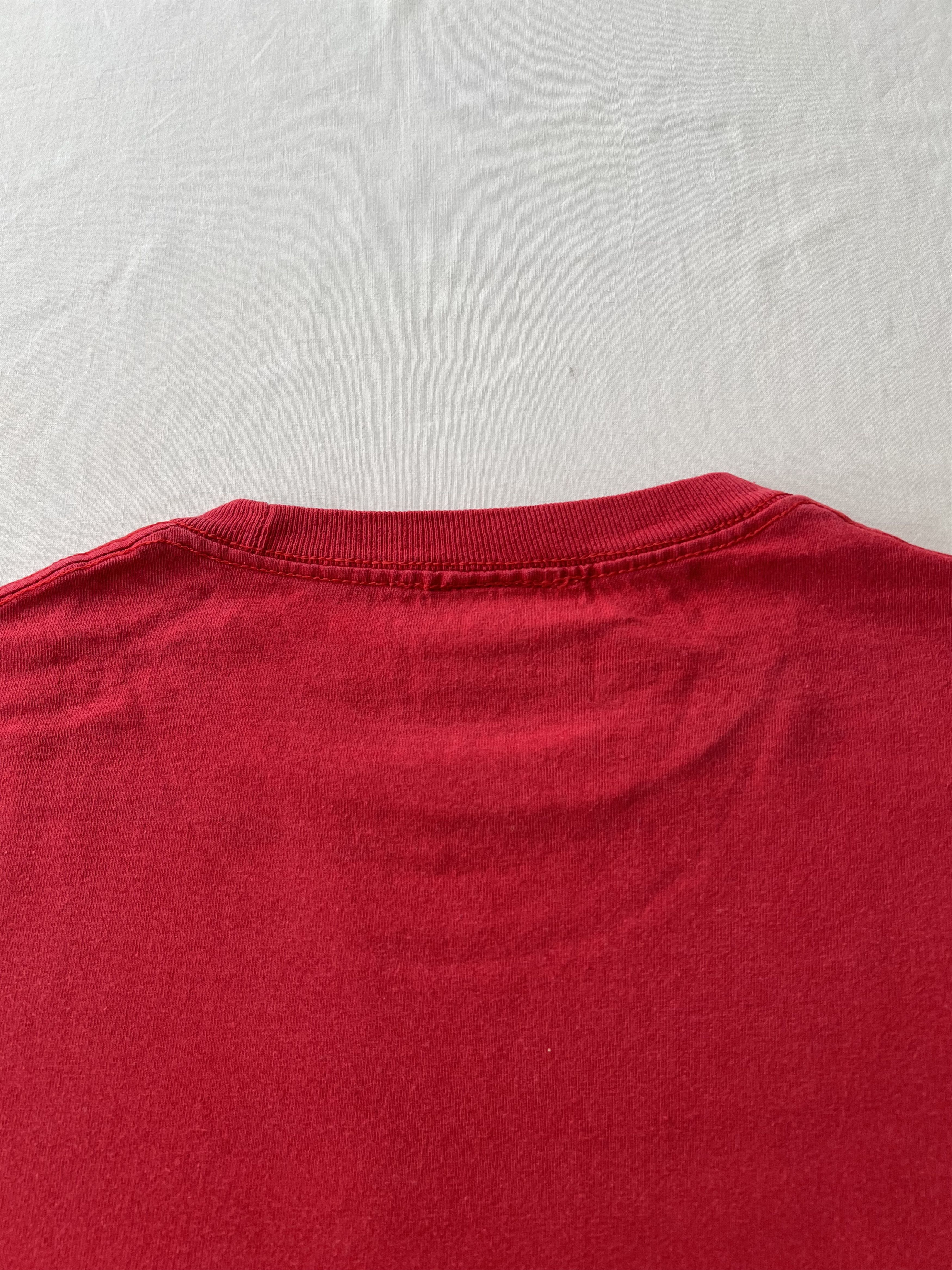 World Industries Vintage 90s World Industries Skateboards Funny Red T-shirt Size US L / EU 52-54 / 3 - 17 Thumbnail