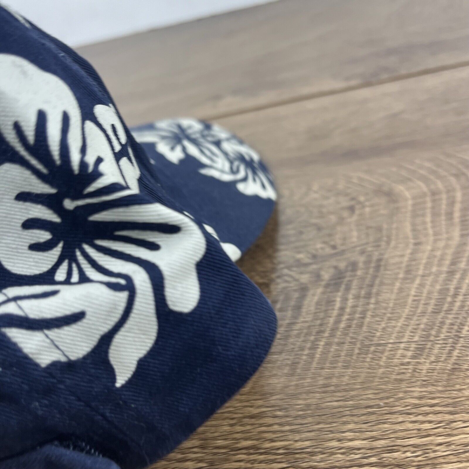 Other Beach Hat Vacation Leaves Hat Blue Cap Adjustable Blue Adult Size ONE SIZE - 11 Thumbnail
