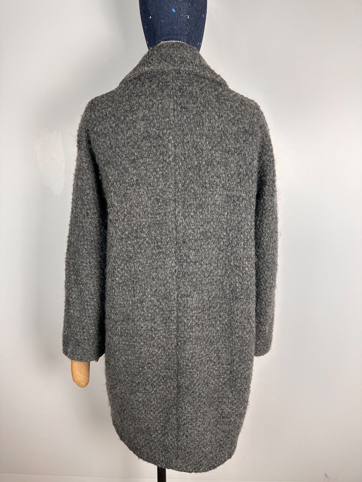 Massimo Dutti Massimo Dutti Wool Unlined Wool Coat Womens Gray Size M Size M / US 6-8 / IT 42-44 - 5 Thumbnail