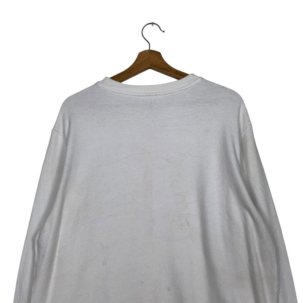 Fila Fila Small Logo White Crewneck Sweatshirt Size US M / EU 48-50 / 2 - 8 Thumbnail