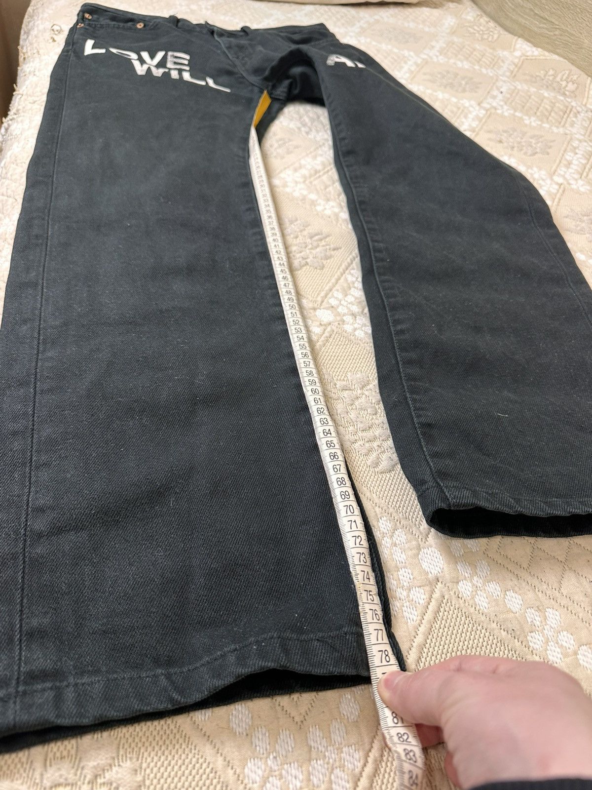 Levi's 🔥 Levis 505 Black Denim Pants W32 L34 Jeans Custom Vintage Size US 32 / EU 48 - 12 Thumbnail