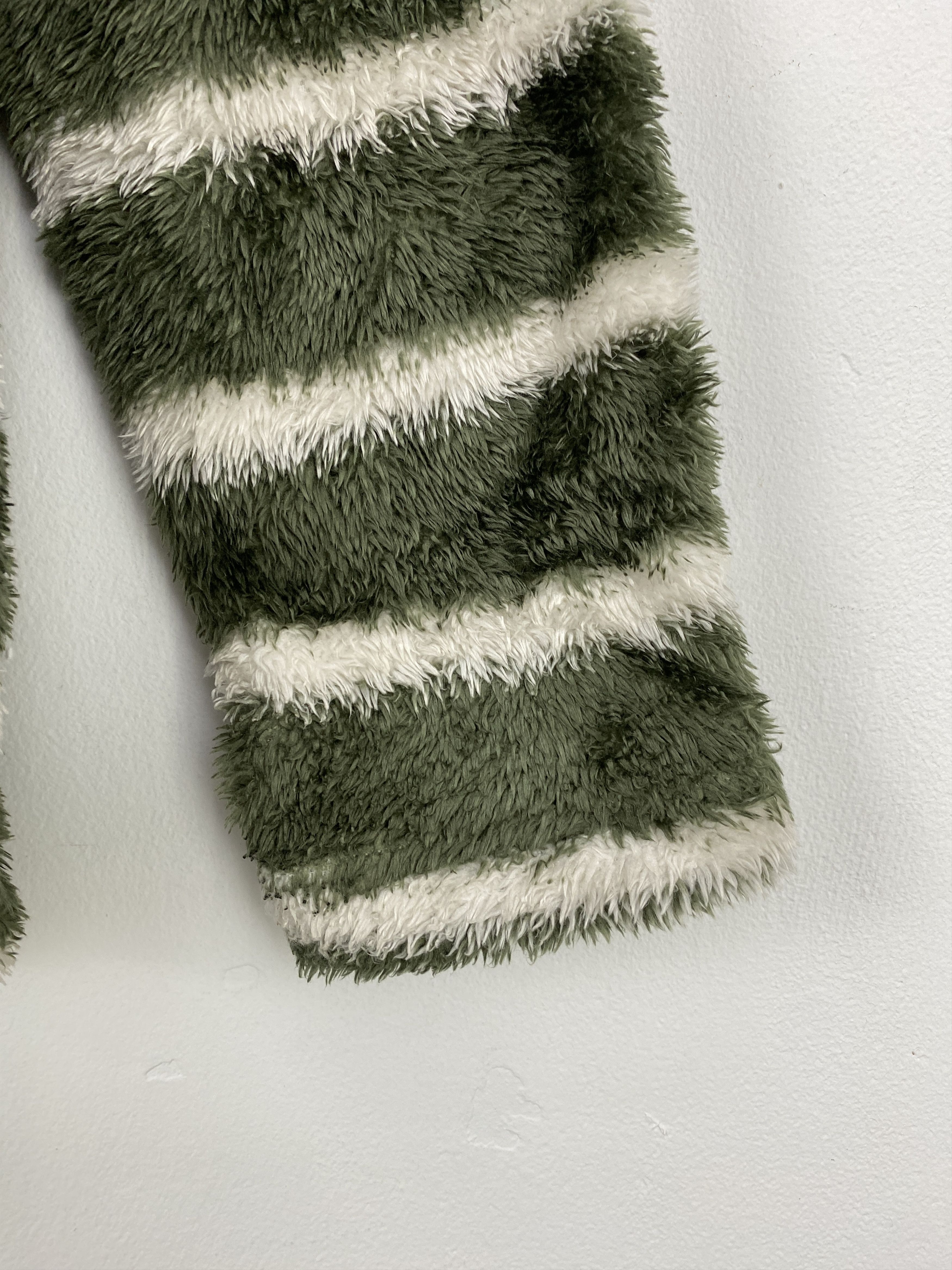 Japanese Brand Vtg Paciva Reciva Striped Fleece Sherpa Turtleneck JA0167 Size US L / EU 52-54 / 3 - 10 Thumbnail