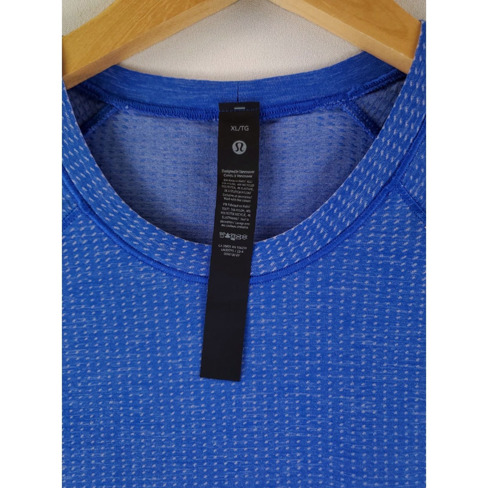 Lululemon Lululemon Shirt Pullover Athletic Long Sleeve Blue Mens XL Size US XL / EU 56 / 4 - 3 Thumbnail