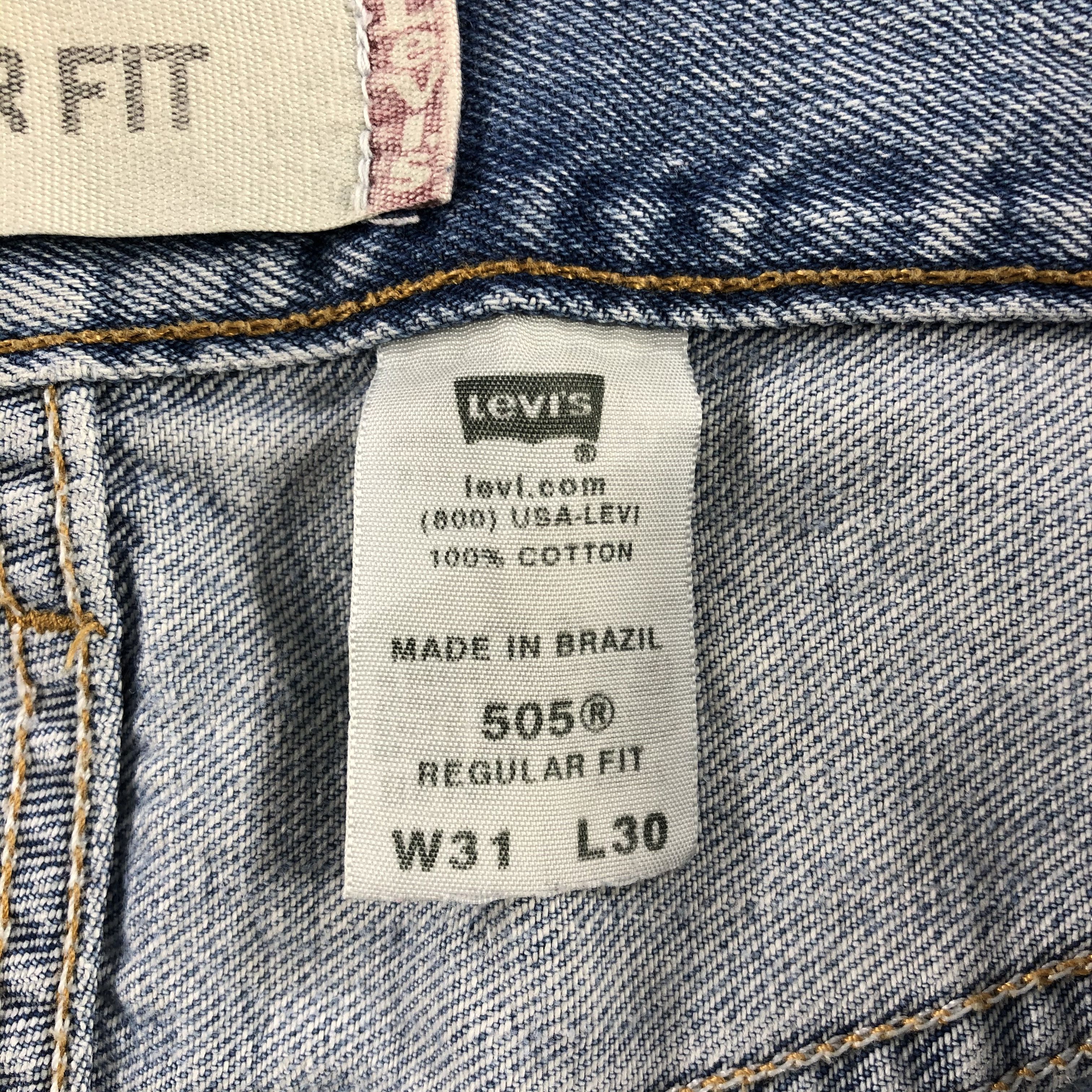 Levi's × Vintage Vintage Light Wash Levis 505 Jeans-JM3106 Size US 30 / EU 46 - 12 Thumbnail