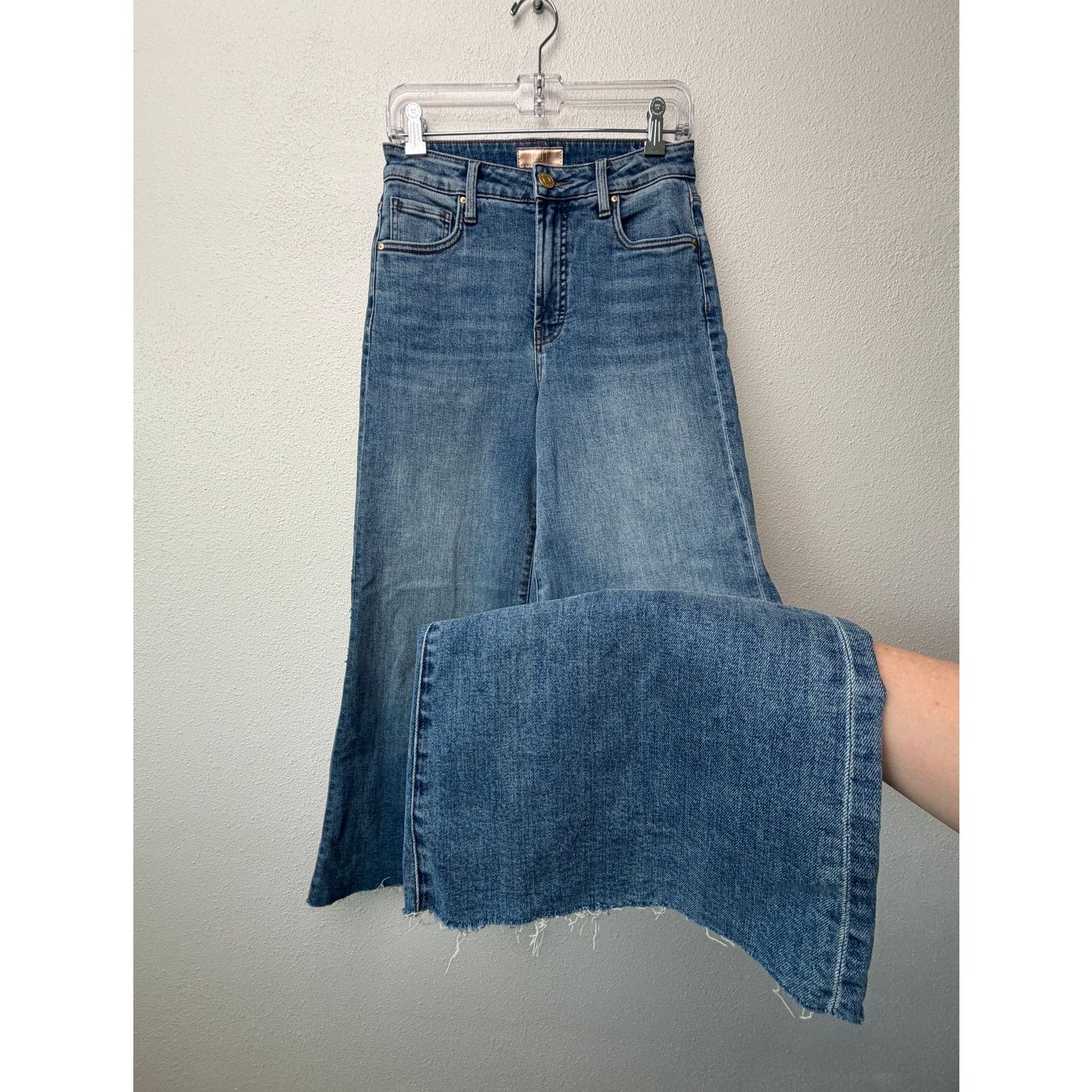 Other KUT Ryan Fab Ab Wide Leg Jeans Women 00 Medium Wash Size 24" / US 00 / IT 34 - 1 Thumbnail