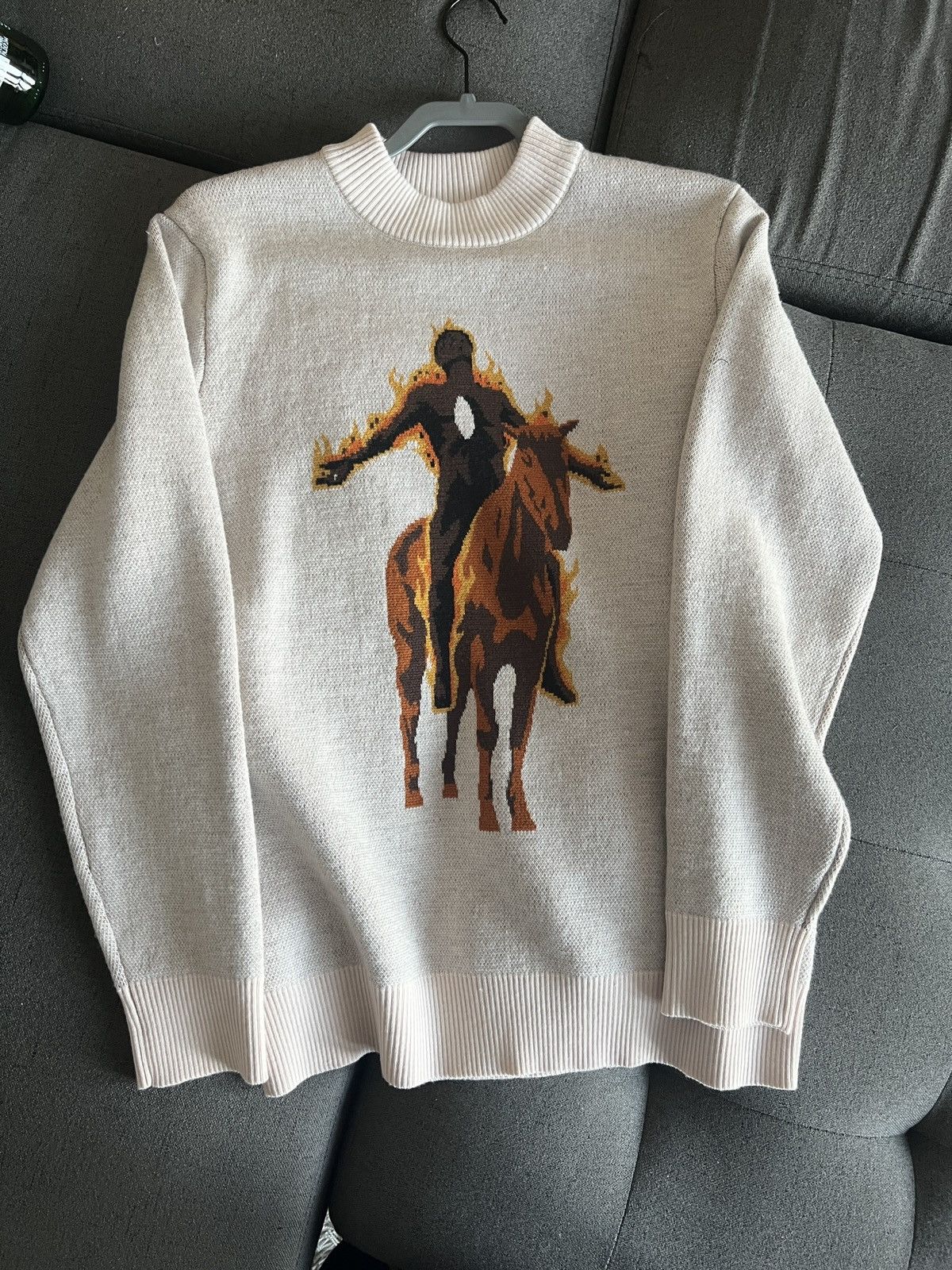 image of Weston Bronco Sweater in Brown, Men's (Size Medium)