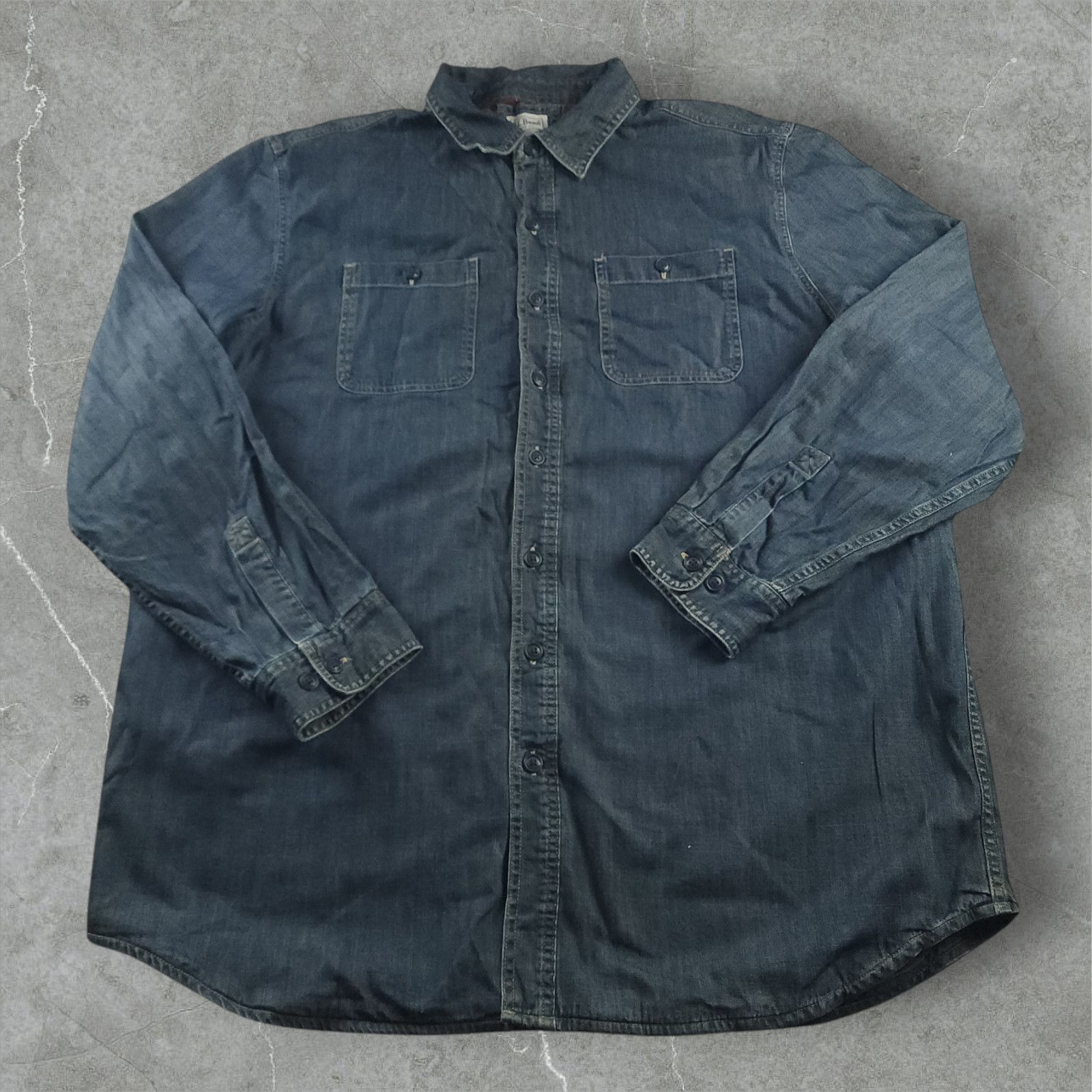 Flannel LL Bean Denim Flannel Lined Shirt Shacket XLT Size US XL / EU 56 / 4 - 1 Thumbnail