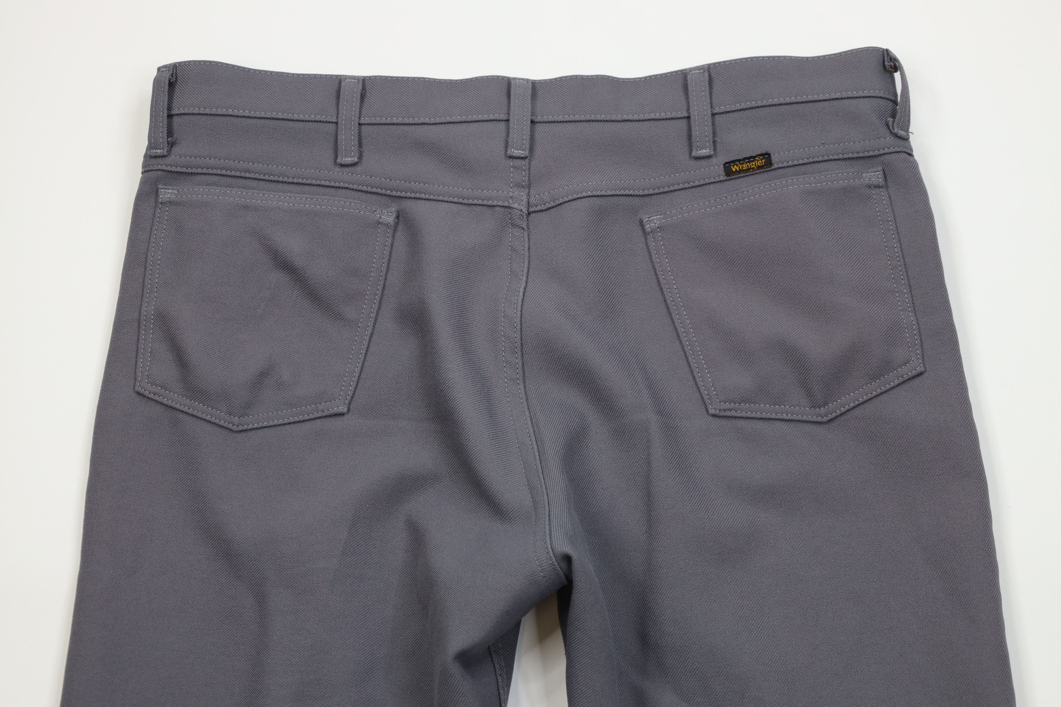 Wrangler Vintage 90s Wrangler Western Knit Flared Wide Leg Pants Gray Size US 38 / EU 54 - 12 Thumbnail