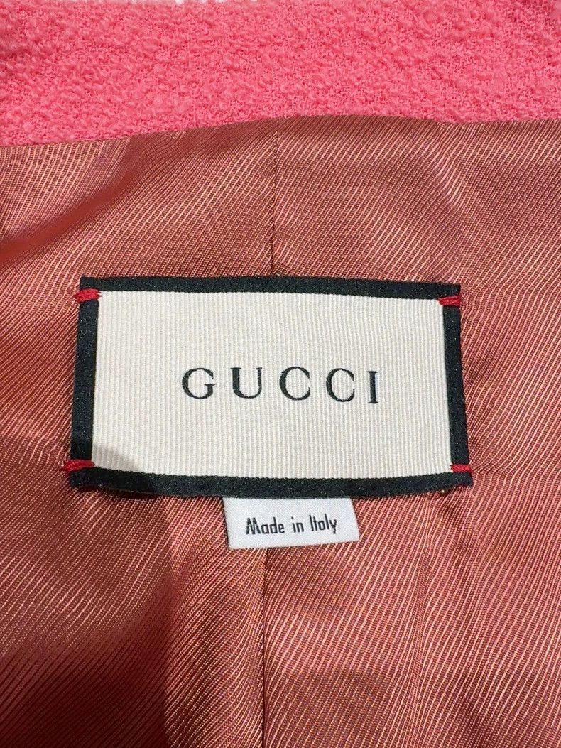 Gucci Gucci Pink wool coat 2502-Nextarrow Size US XXS / EU 40 - 5 Thumbnail
