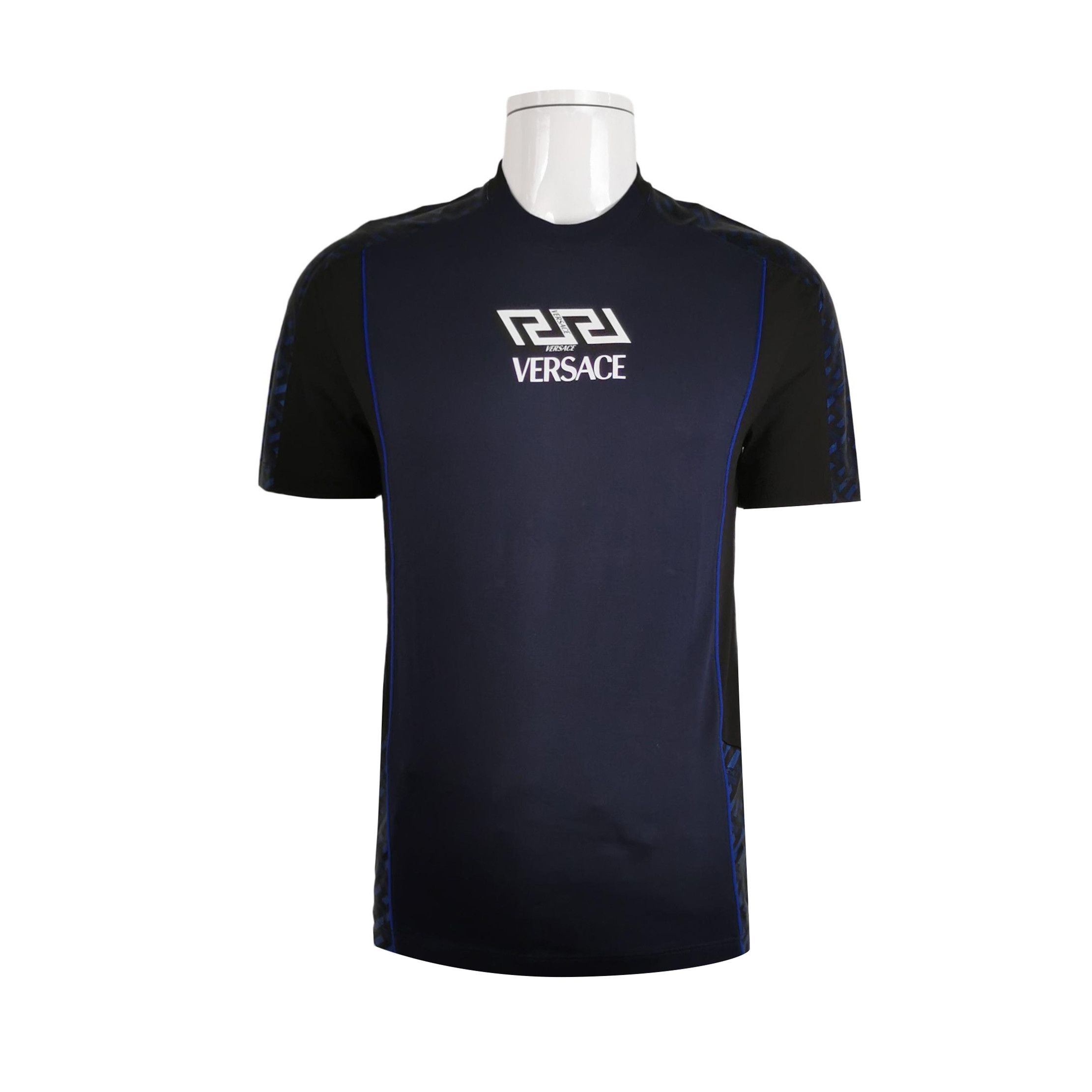 Versace Versace Men's XS Cotton Letter Print Crewneck T-Shirt Size US S / EU 44-46 / 1 - 1 Thumbnail