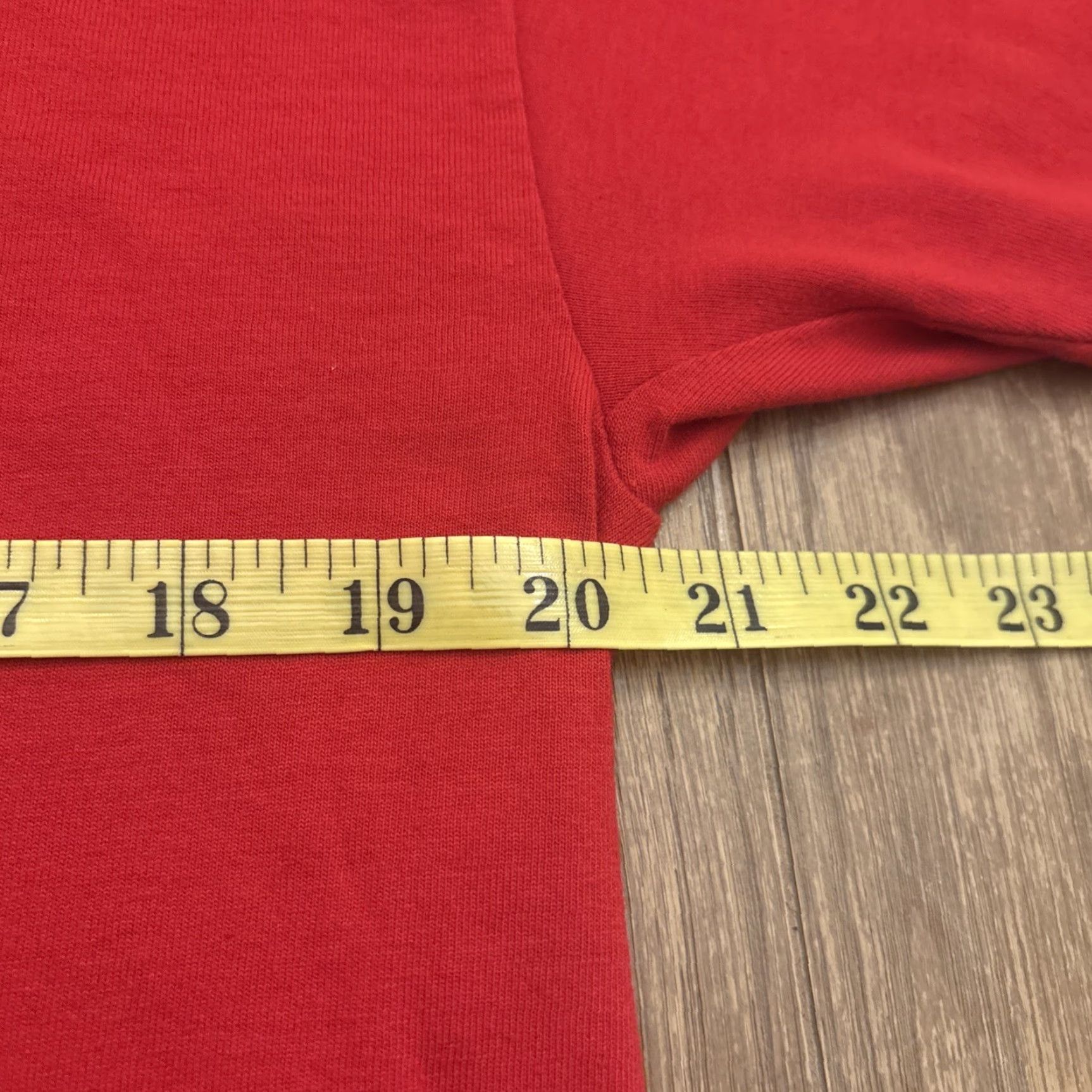 Jerzees VINTAGE JERZEES JR’s Rib Shack T-Shirt Adult Large Red Florida Mens Size US L / EU 52-54 / 3 - 7 Thumbnail