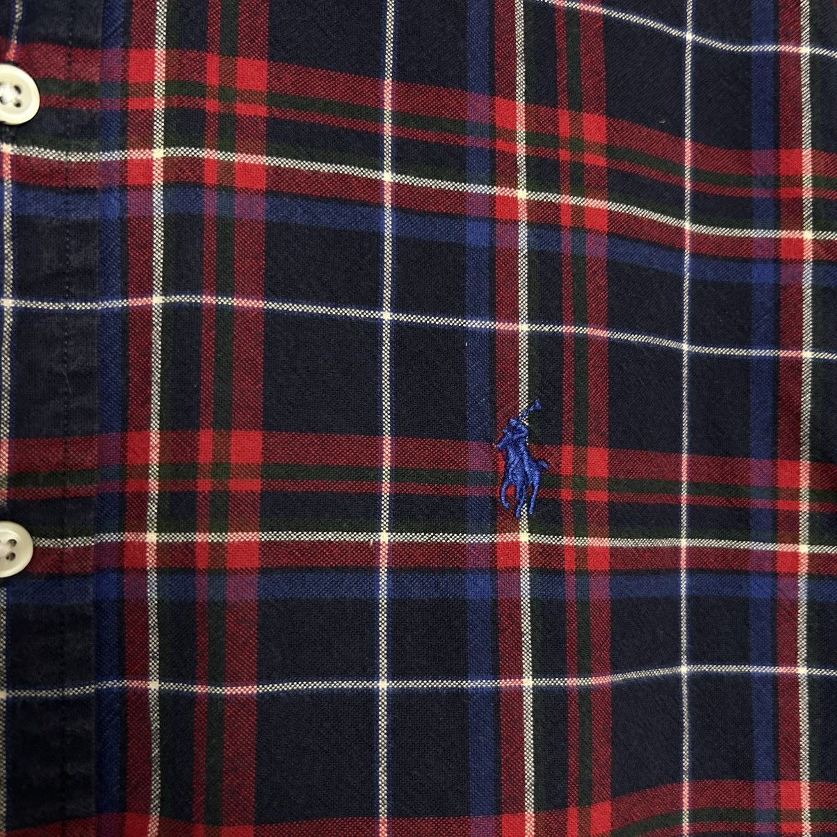 Polo Ralph Lauren Mens Polo Ralph Lauren Small logo checked y2k button shirt Size US XL / EU 56 / 4 - 3 Thumbnail