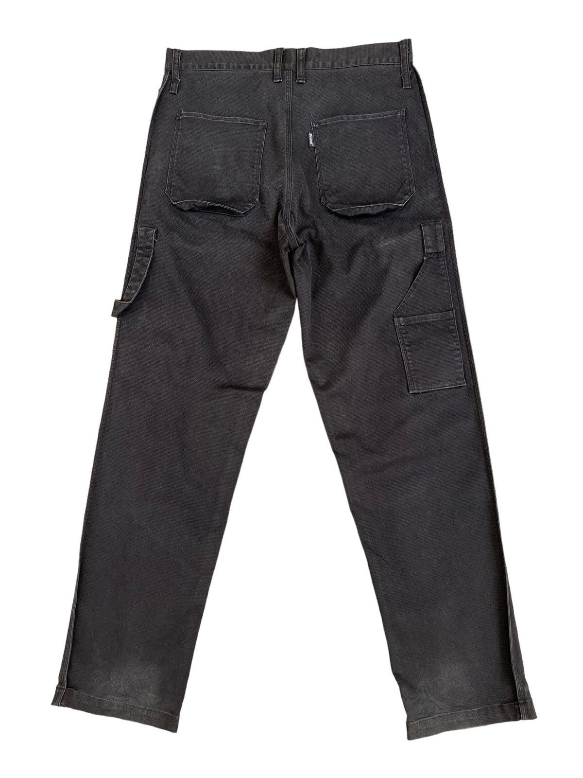 Vintage Vintage Brand DOARAT Japan Fade Black Cargo Trouser Pant Size US 31 - 2 Thumbnail