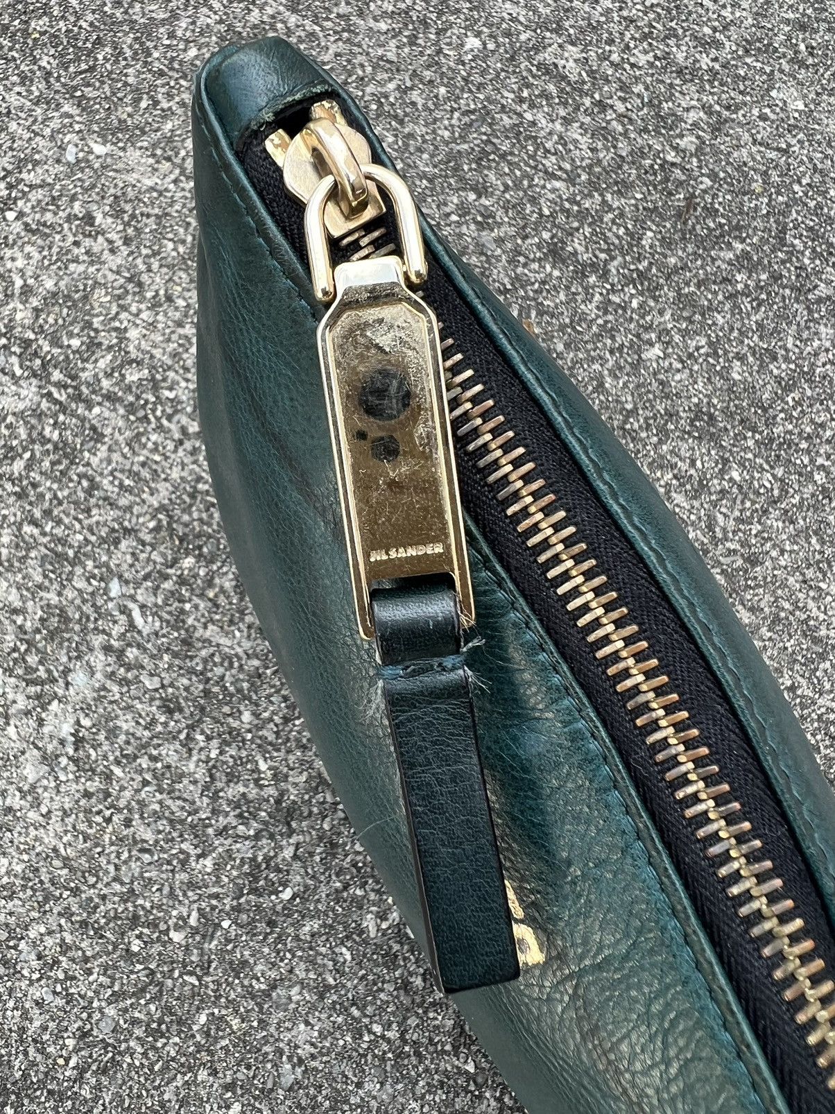 Jil Sander Jil Sander Made in Italy Patina Leather Clutch Bag Size ONE SIZE - 9 Thumbnail