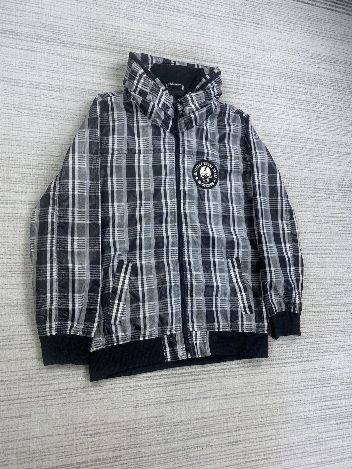 Japanese Brand × Vintage Vintage Ba-Tsu Studio Military Style Hidden Hoodie Jacket Size US M / EU 48-50 / 2 - 3 Thumbnail