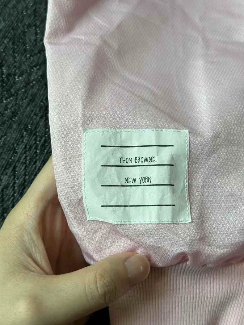 Thom Browne Thom Browne Pink nylon tracksuit pants Size 26" / US 2 / IT 38 - 4 Thumbnail