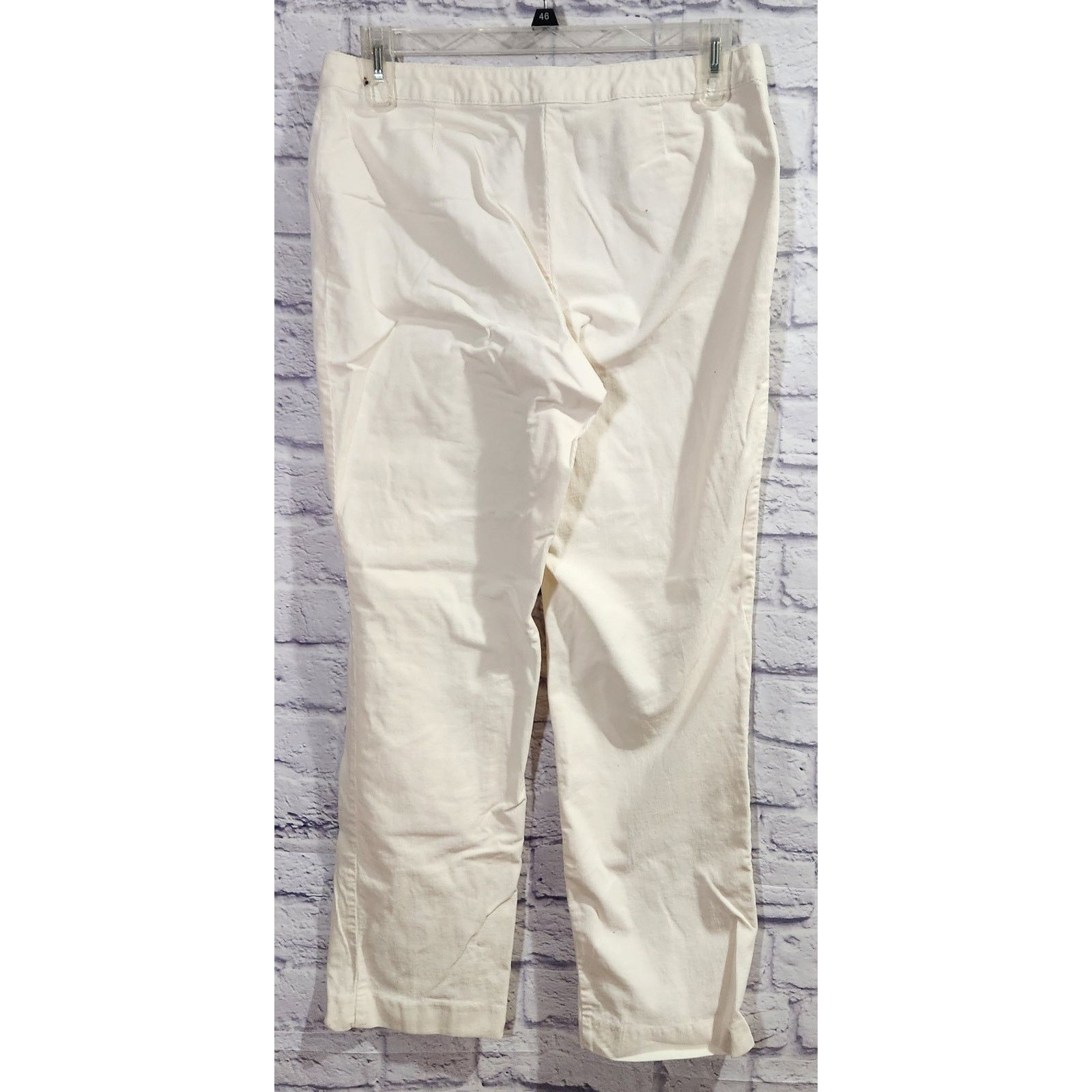 Other Talbots Cream Signature Corduroy Zipper Pockets Pants 12 Size 34" / US 12 / IT 48 - 3 Thumbnail