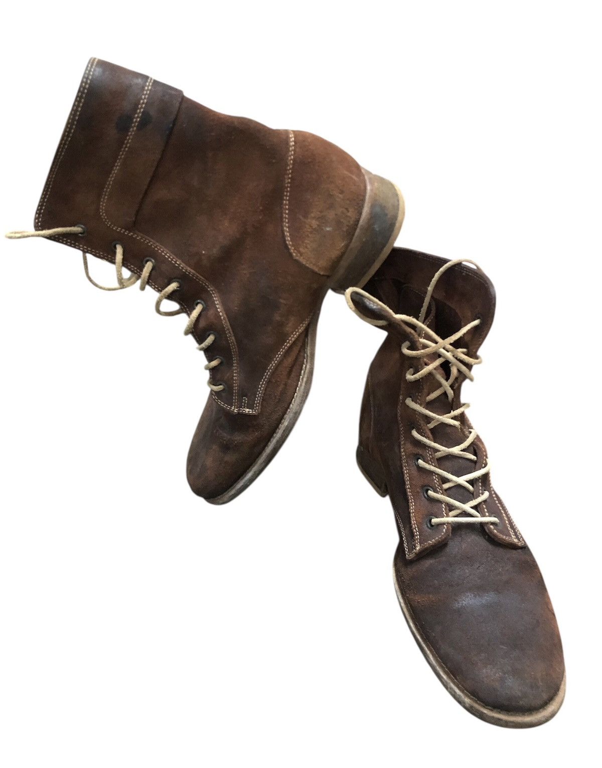 Buttero × Red Wing Vintage Buttero Boot Suede Leather Shoes Size US 9 / EU 42 - 10 Thumbnail