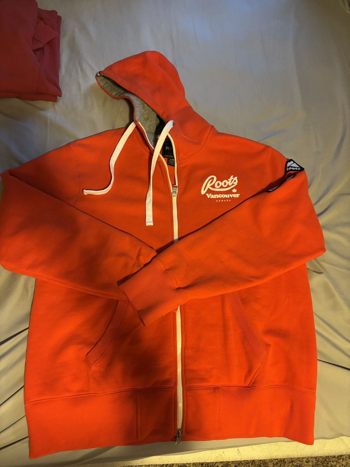 Roots Roots Orange Zip Up Size Large Size US L / EU 52-54 / 3 - 1 Thumbnail