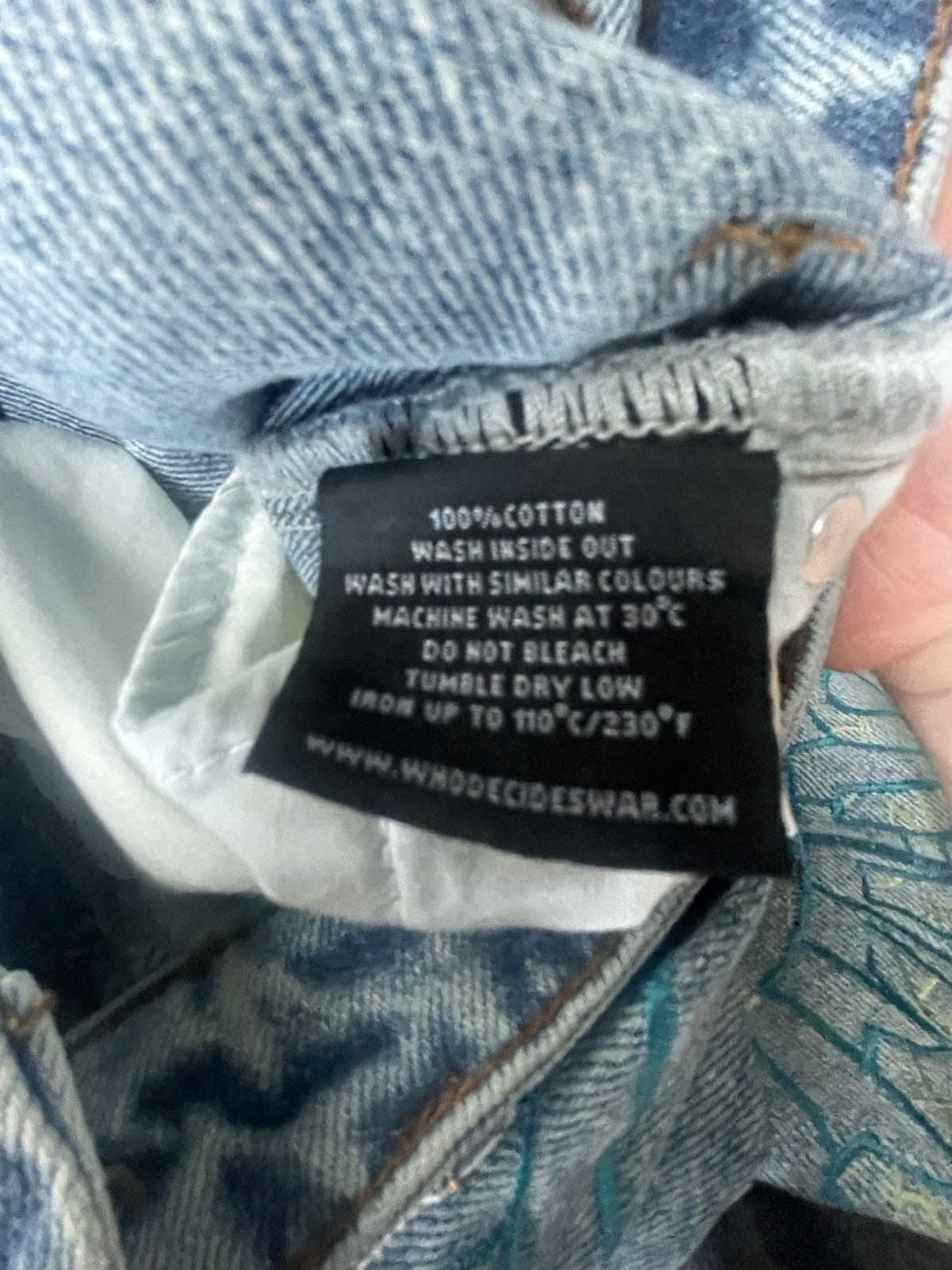 Who Decides War Who Decides War Embroidered Jeans Size US 28 / EU 44 - 7 Thumbnail