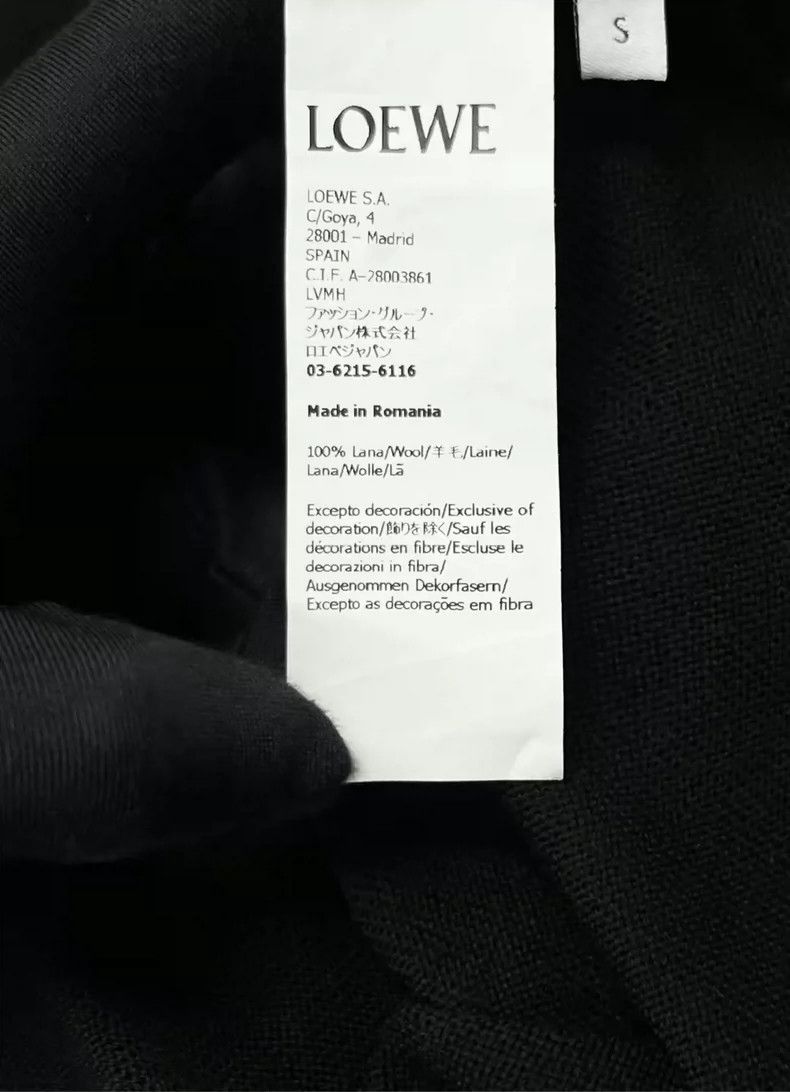 Loewe loewe Wool knit embroidered logo cardigan 2506-Nextarrow Size US S / EU 44-46 / 1 - 3 Thumbnail