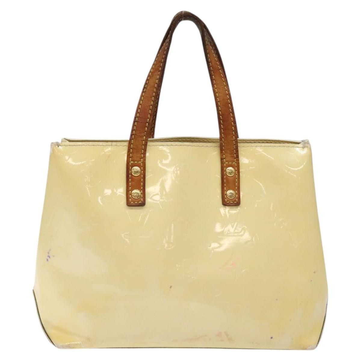 Louis Vuitton LOUIS VUITTON Monogram Vernis Reade PM Hand Bag Perle M91336 Size ONE SIZE - 2 Thumbnail
