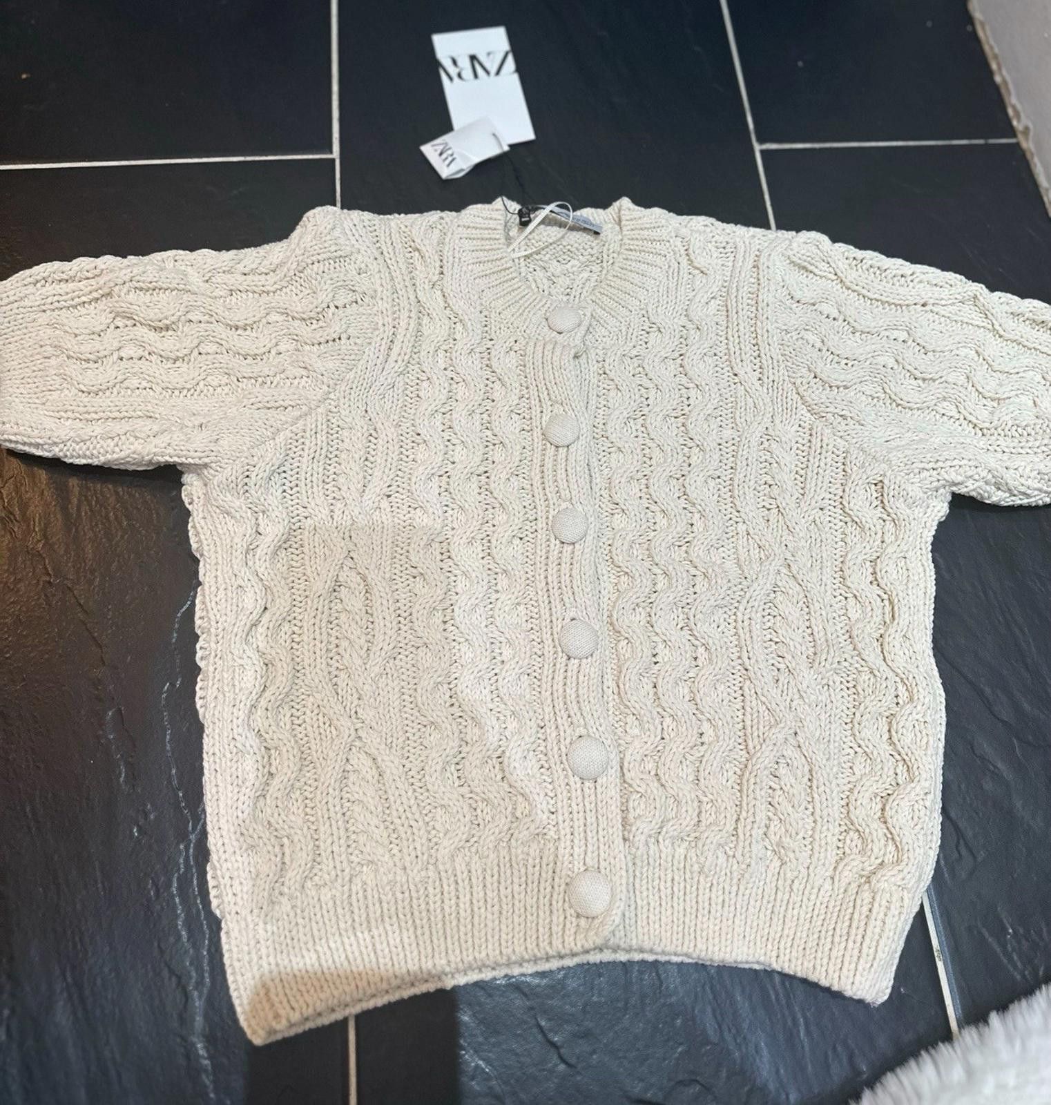 Zara ZARA Woven Jumper Short Sleeve Size M / US 6-8 / IT 42-44 - 4 Thumbnail