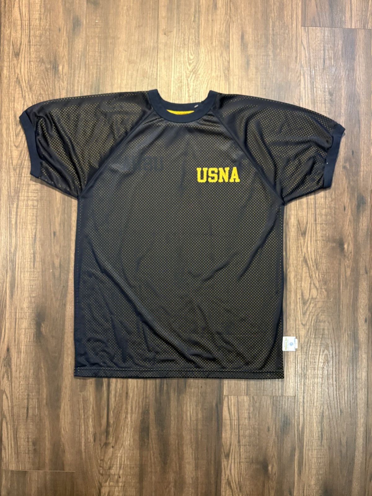 Vintage 🔥Vintage 90s USNA Navy Mesh Reversible Athletic Jersey🔥 Size US L / EU 52-54 / 3 - 1 Thumbnail