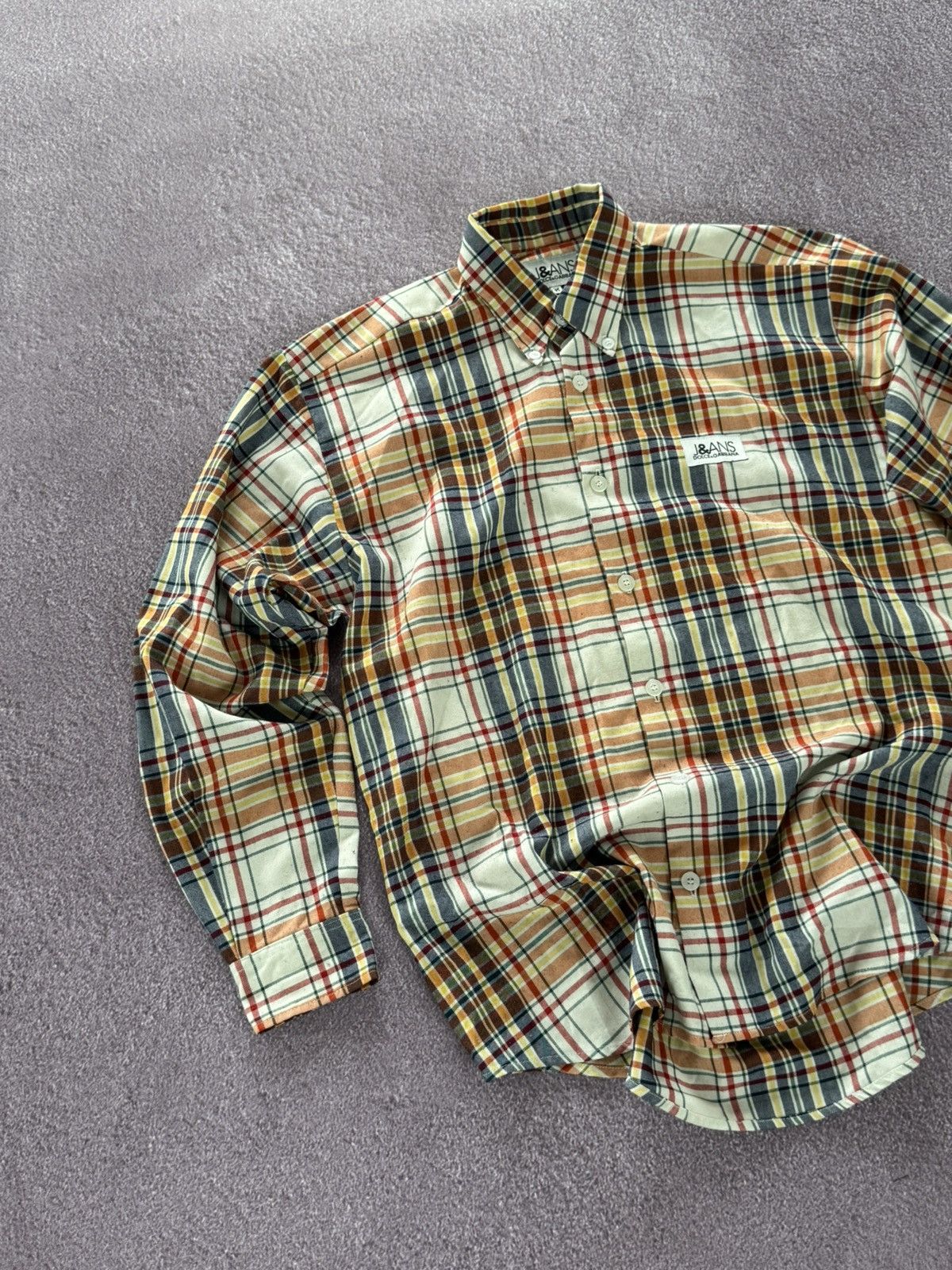 Dolce & Gabbana Dolce & Gabbana Jeans Check Design 00s Button Up Shirt Size US M / EU 48-50 / 2 - 4 Thumbnail