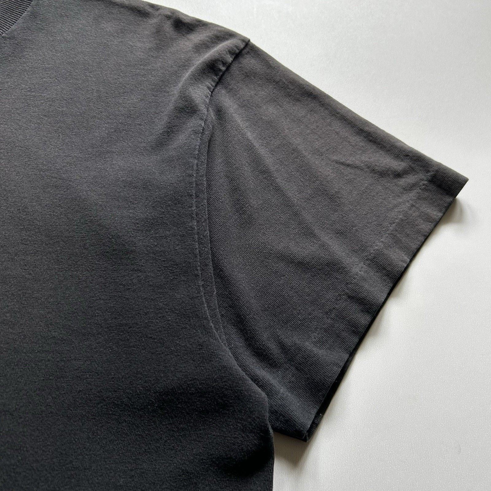 Anvil Vintage Josta Energy Shirt XL 90s Promo Made USA Faded Black Size US XL / EU 56 / 4 - 7 Thumbnail