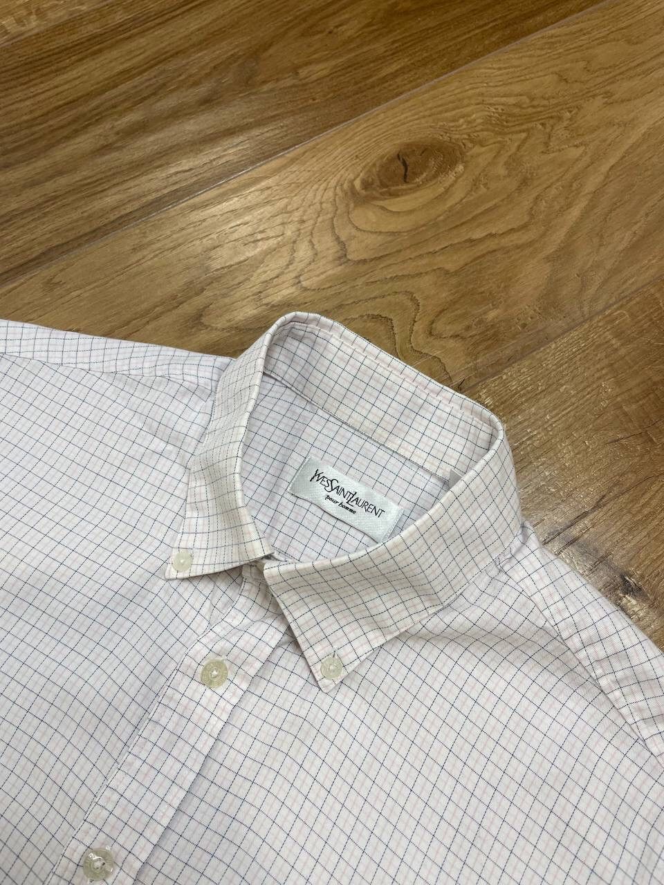 Vintage × Yves Saint Laurent Vintage 90’s Y2K Style YSL Yves Saint Laurent Shirt Tee Size US L / EU 52-54 / 3 - 5 Thumbnail
