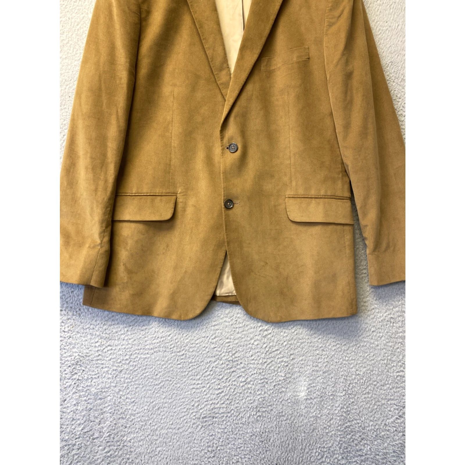 Banana Republic Banana Republic Tailored Fit Corduroy Sport Coat 44 R Brown Blazer Size 44R - 2 Thumbnail