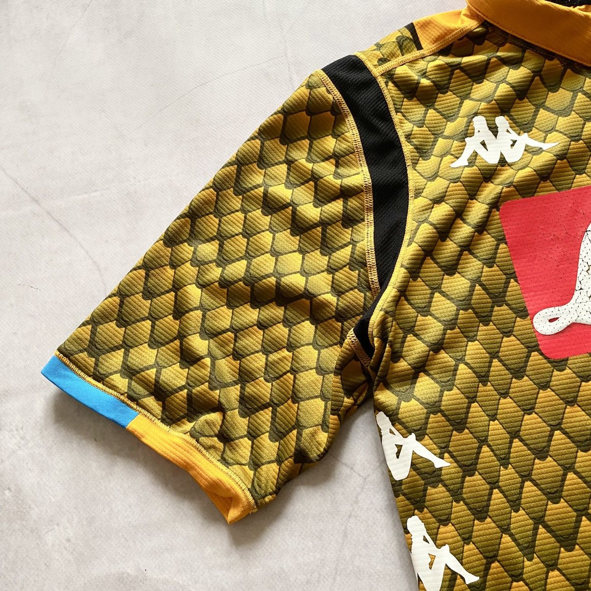 Vintage Kappa Napoli 2018-2019 Kombat Gara Goalkeeper T-shirt Jersey Size US L / EU 52-54 / 3 - 7 Thumbnail