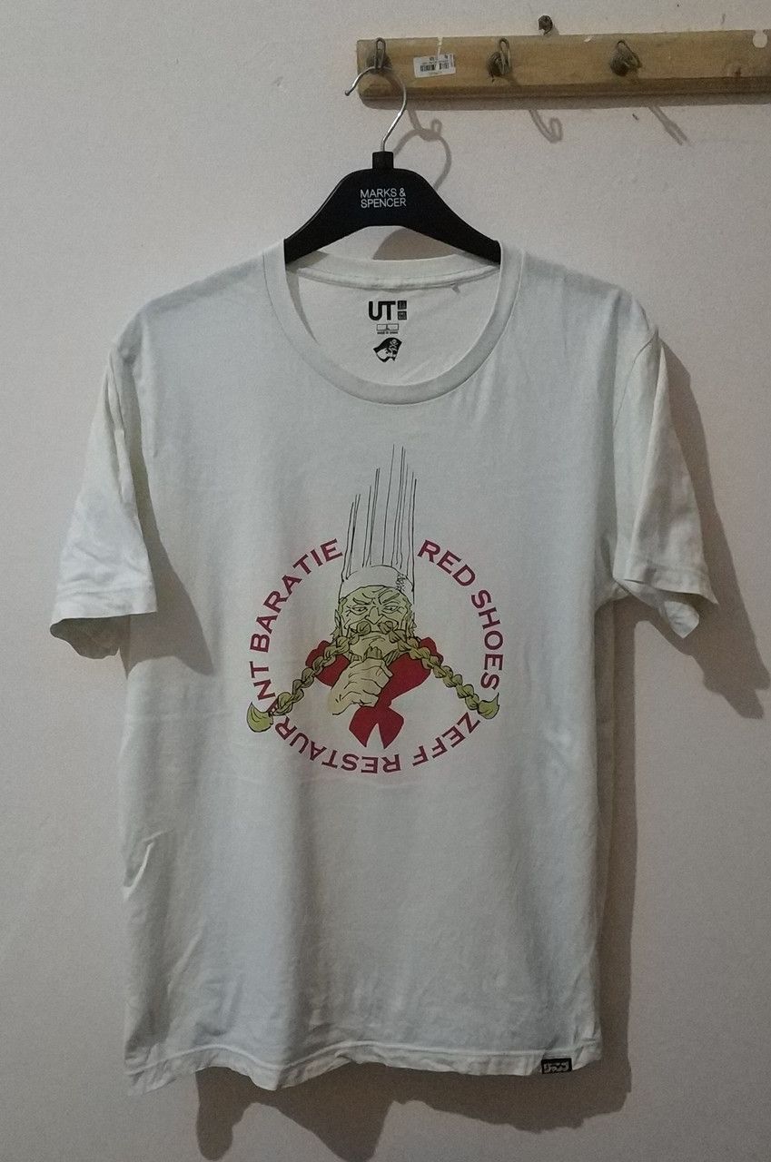 Anime × Uniqlo × Vintage Vintage Uniqlo One Piece Zeff Anime T-Shirt M Exc RARE Size US M / EU 48-50 / 2 - 1 Thumbnail